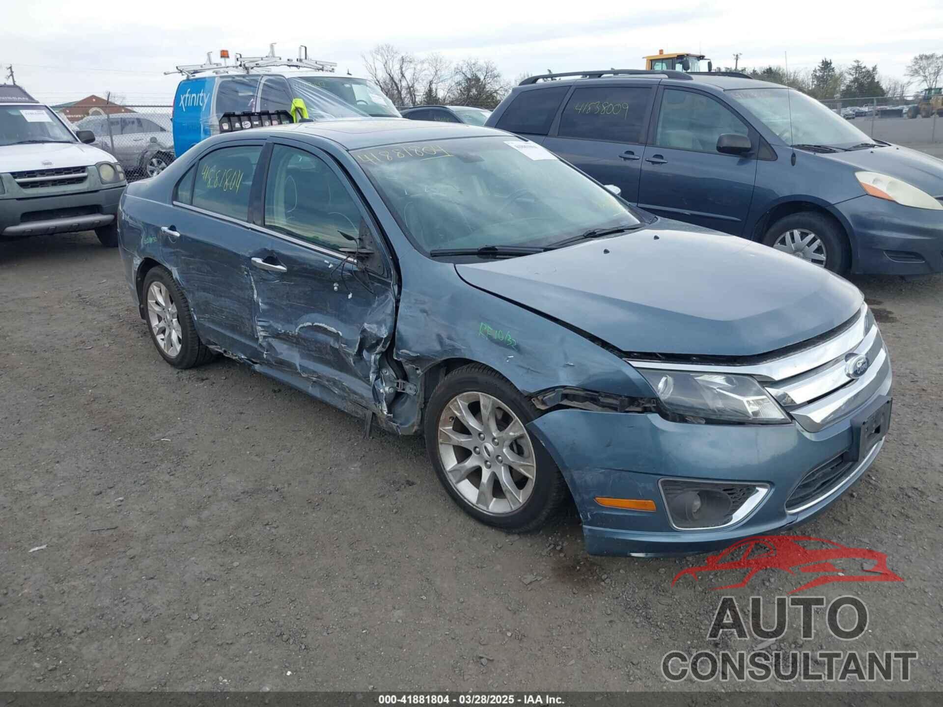 FORD FUSION 2012 - 3FAHP0JA3CR149891