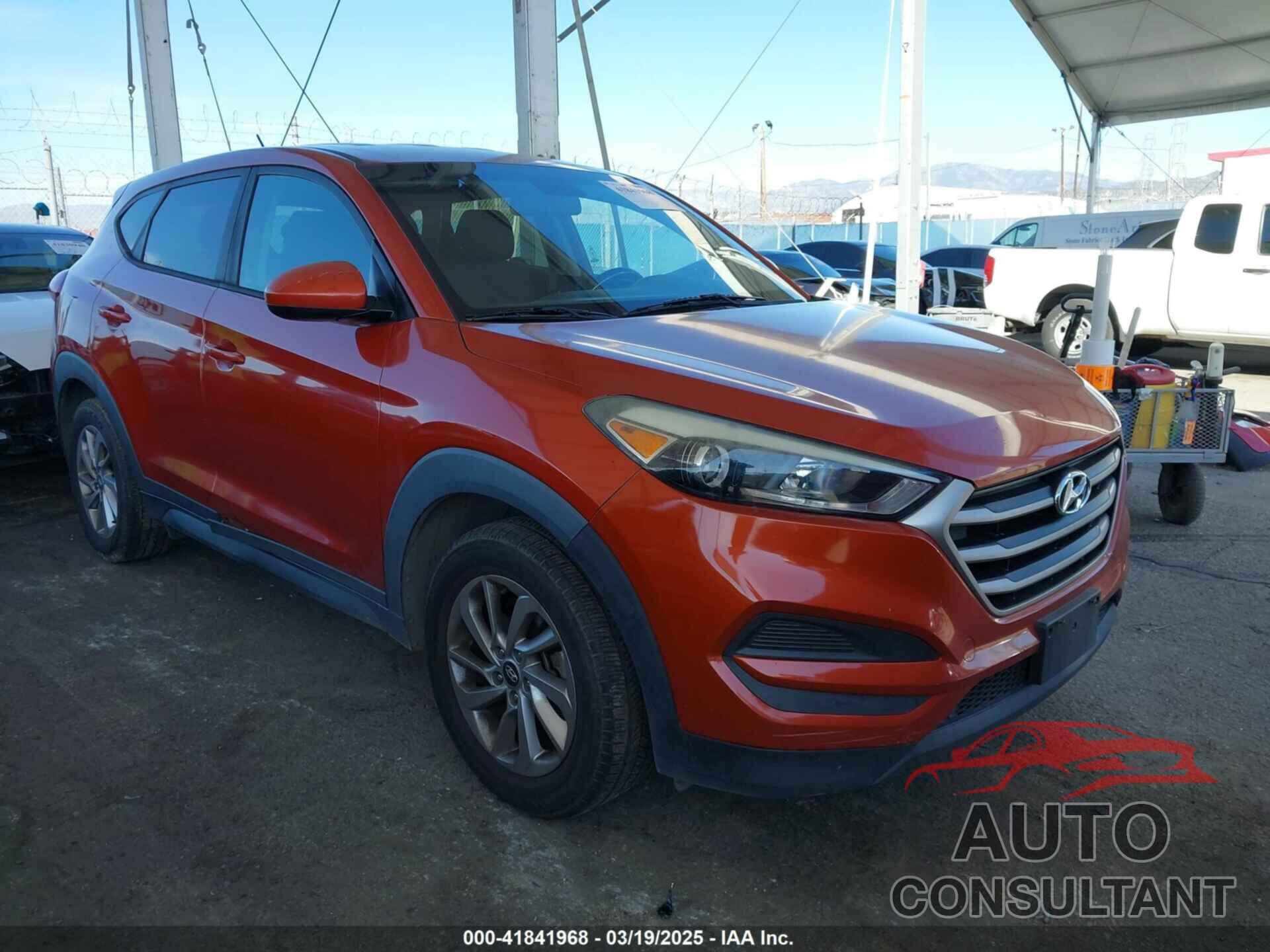 HYUNDAI TUCSON 2017 - KM8J23A48HU357394
