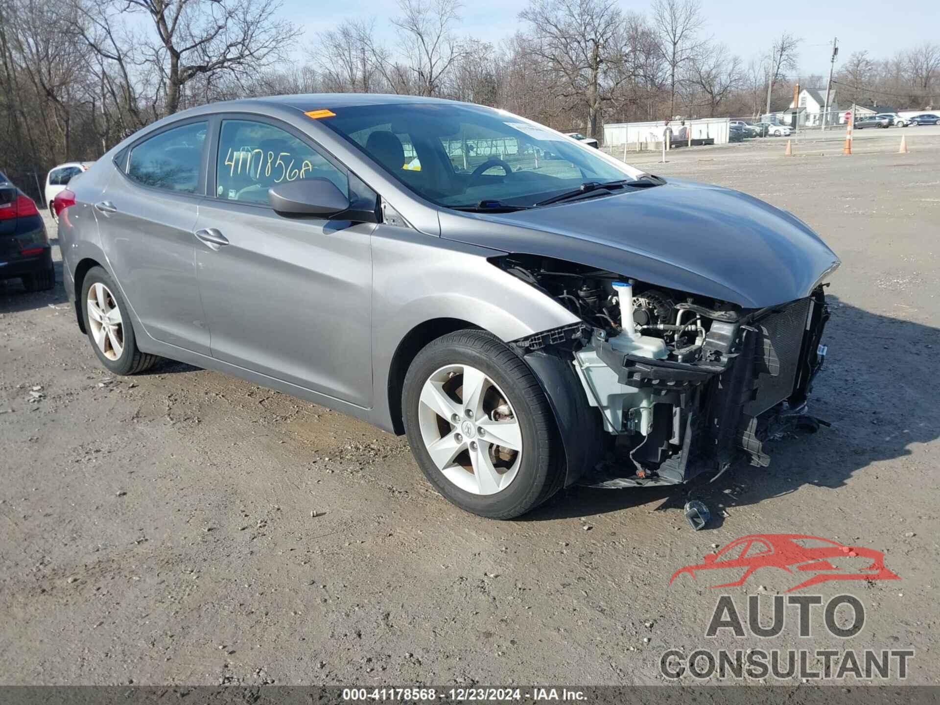 HYUNDAI ELANTRA 2013 - 5NPDH4AE6DH272590