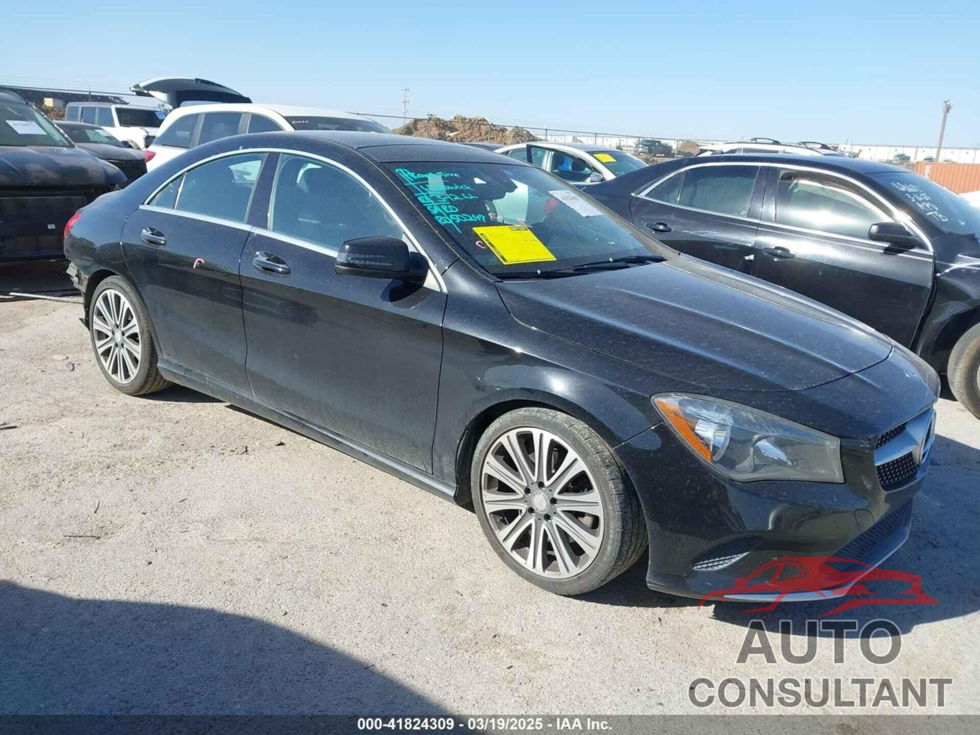 MERCEDES-BENZ CLA 250 2017 - WDDSJ4EB8HN498184