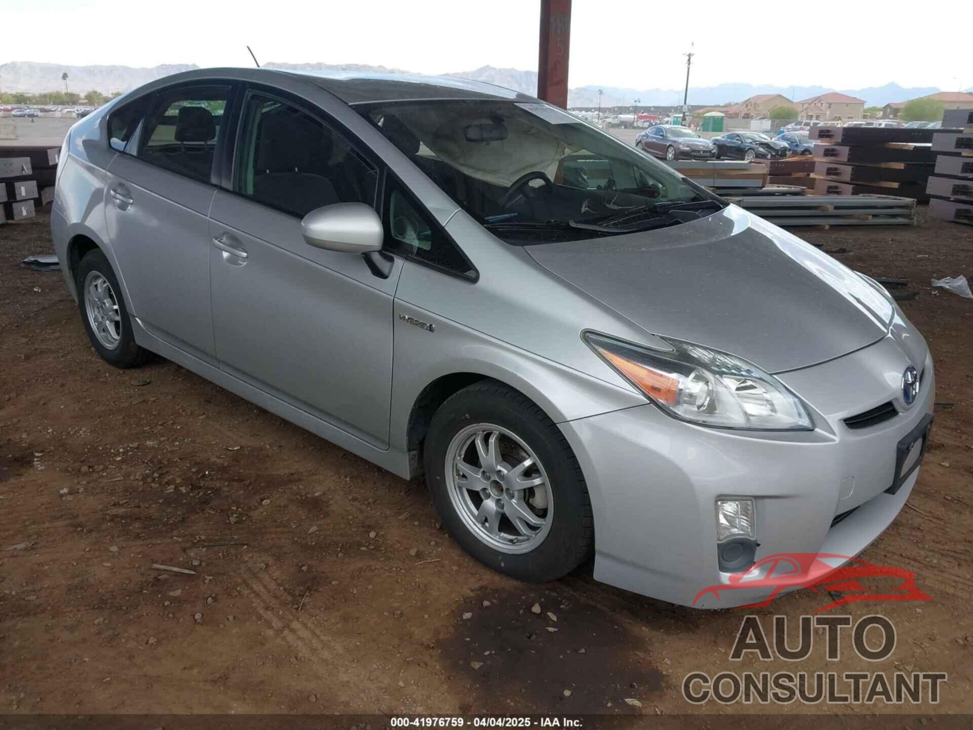 TOYOTA PRIUS 2011 - JTDKN3DUXB0287858