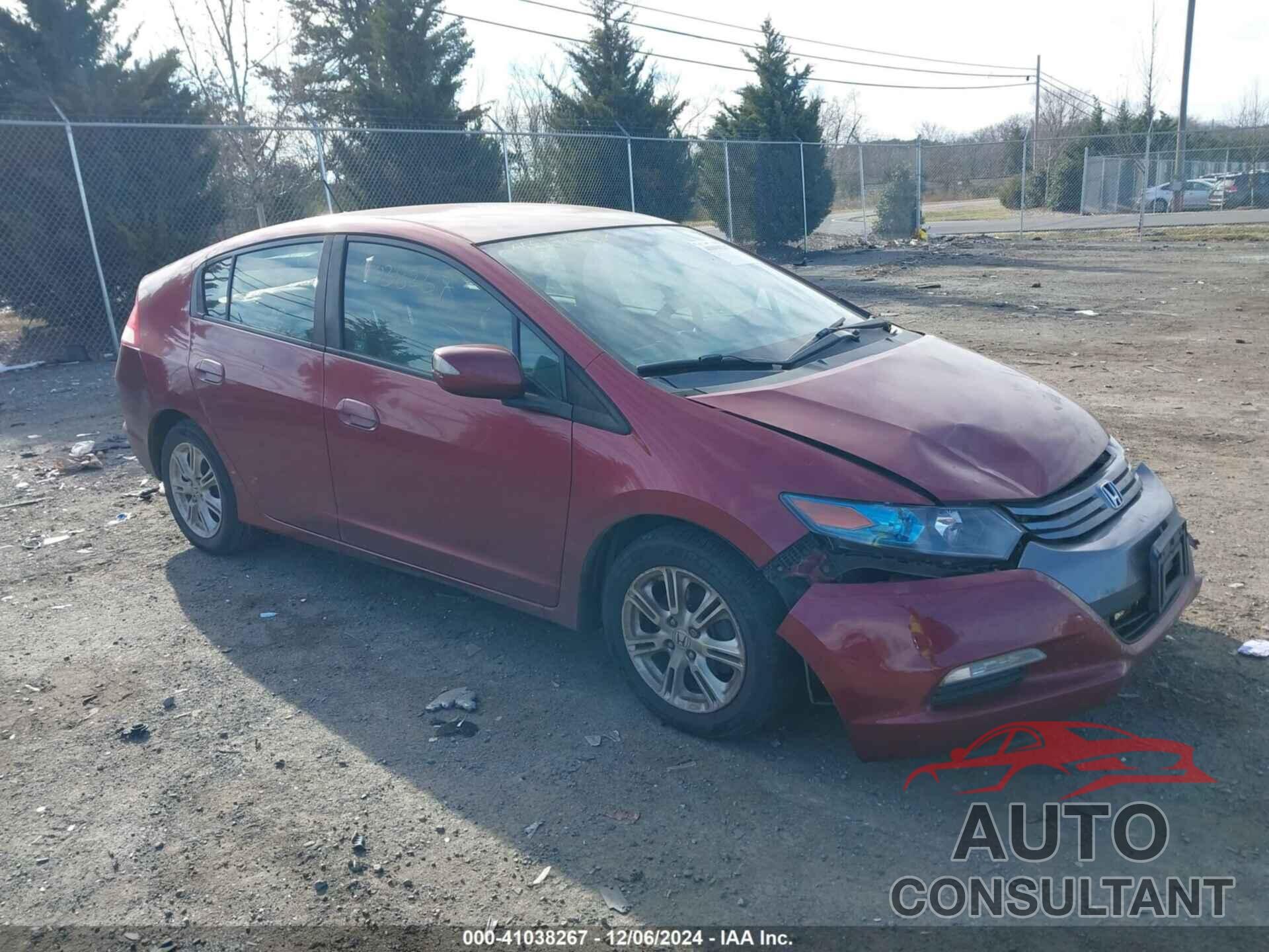 HONDA INSIGHT 2010 - JHMZE2H76AS016715