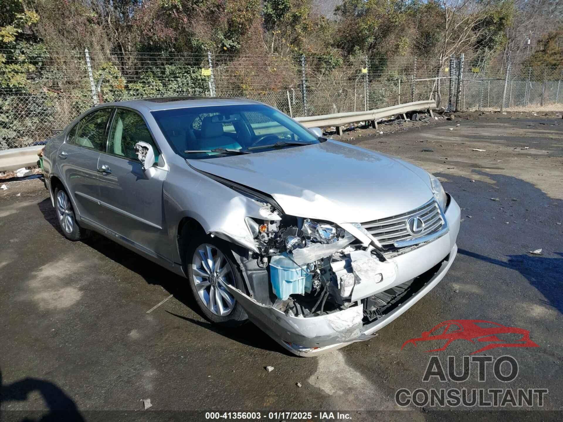 LEXUS ES 350 2011 - JTHBK1EG3B2470110