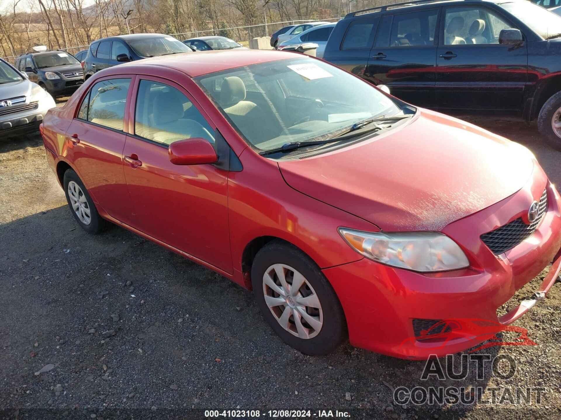 TOYOTA COROLLA 2009 - JTDBL40E19J009428