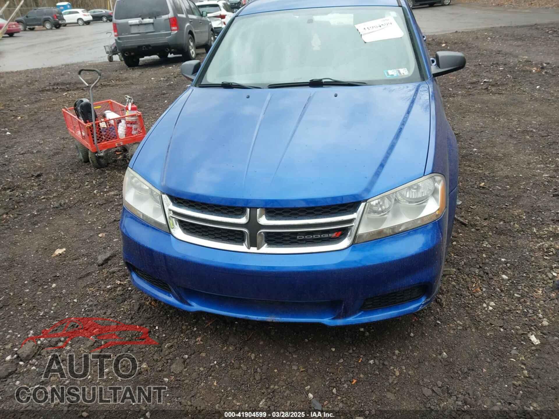 DODGE AVENGER 2013 - 1C3CDZAB4DN628596