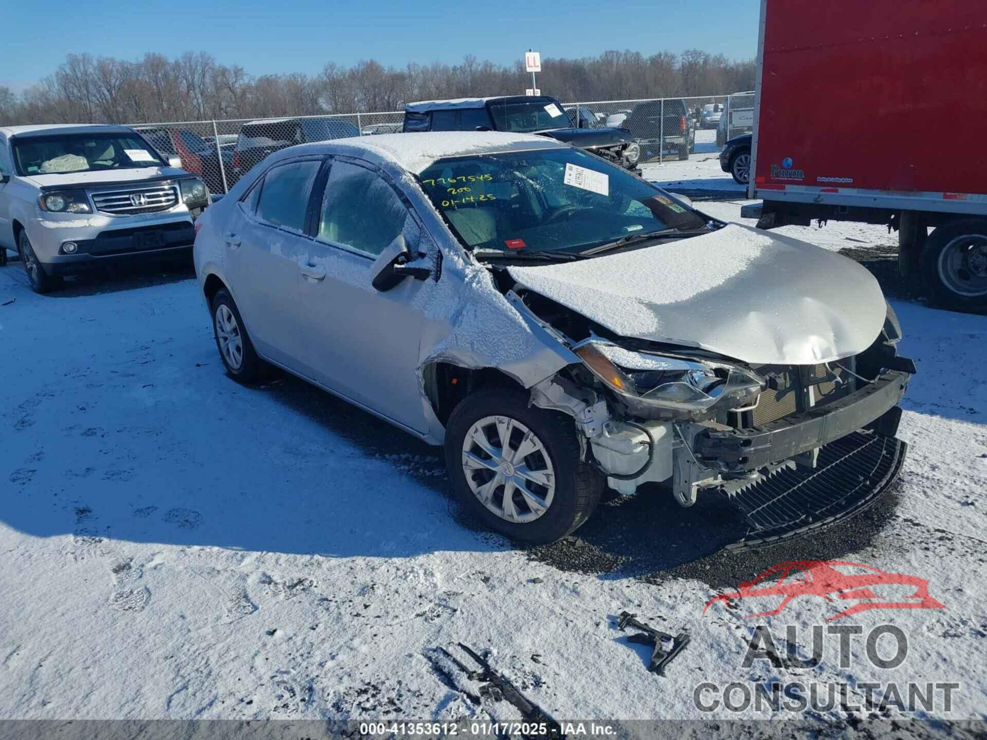 TOYOTA COROLLA 2015 - 2T1BURHE2FC418947