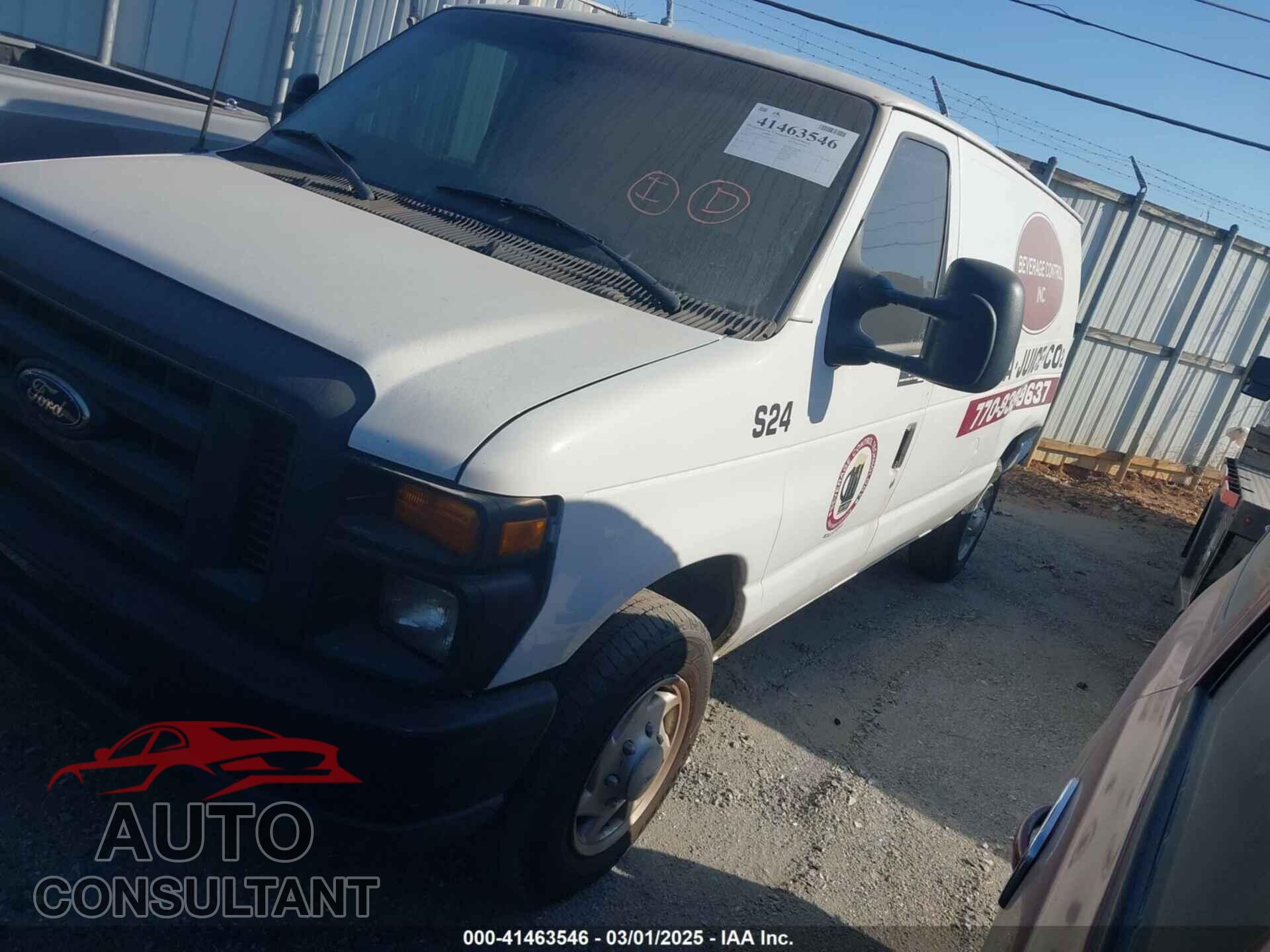 FORD E-150 2012 - 1FTNE1EW3CDA86220