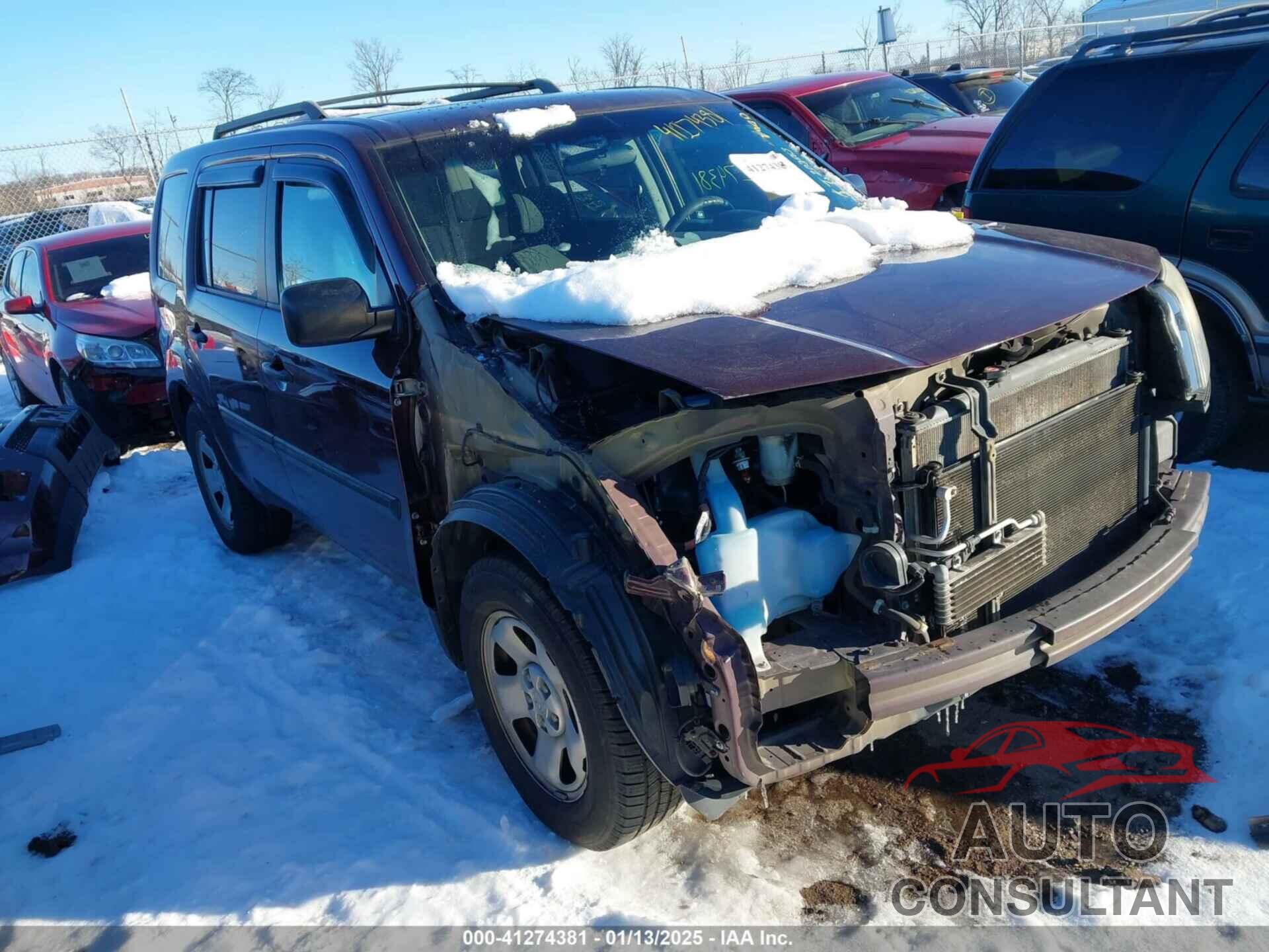 HONDA PILOT 2011 - 5FNYF4H26BB074686