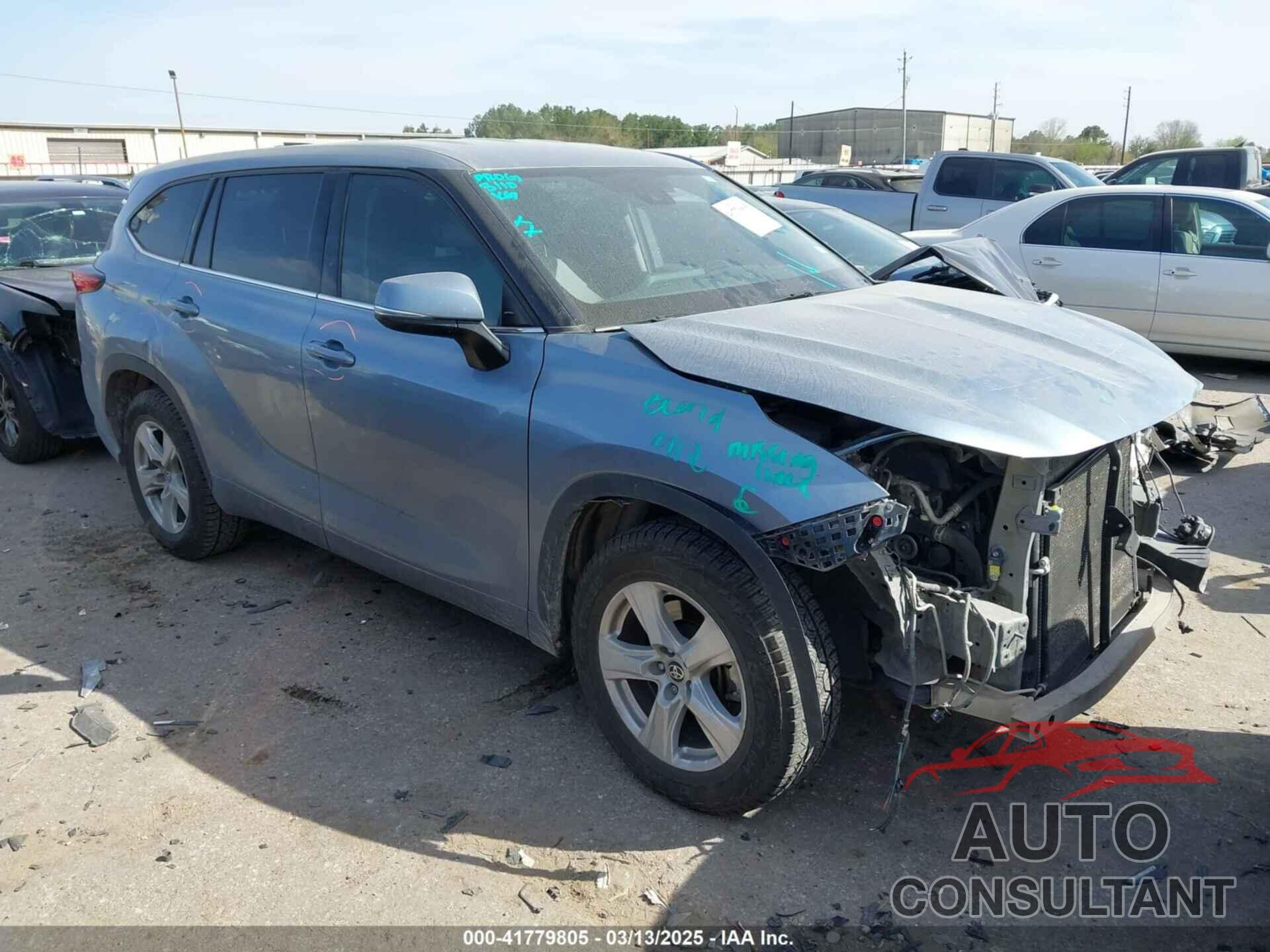 TOYOTA HIGHLANDER 2021 - 5TDZZRAH6MS034453