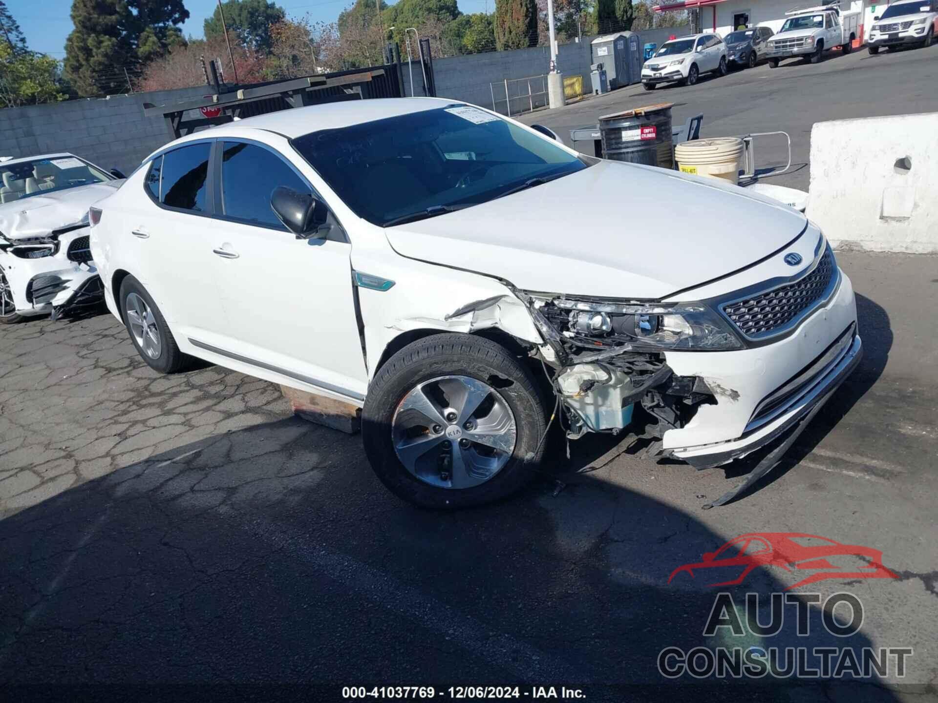 KIA OPTIMA HYBRID 2016 - KNAGM4AD9G5099651
