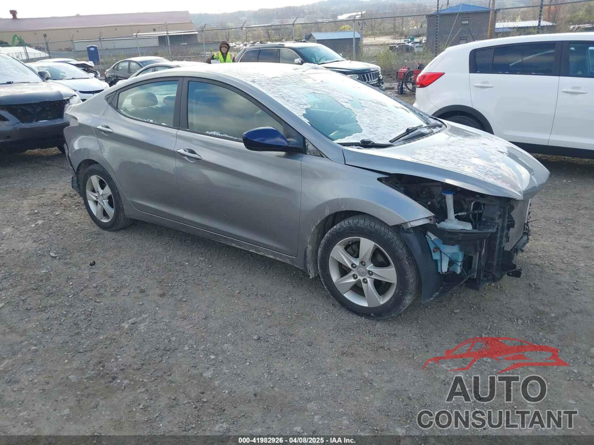 HYUNDAI ELANTRA 2012 - KMHDH4AE6CU454676