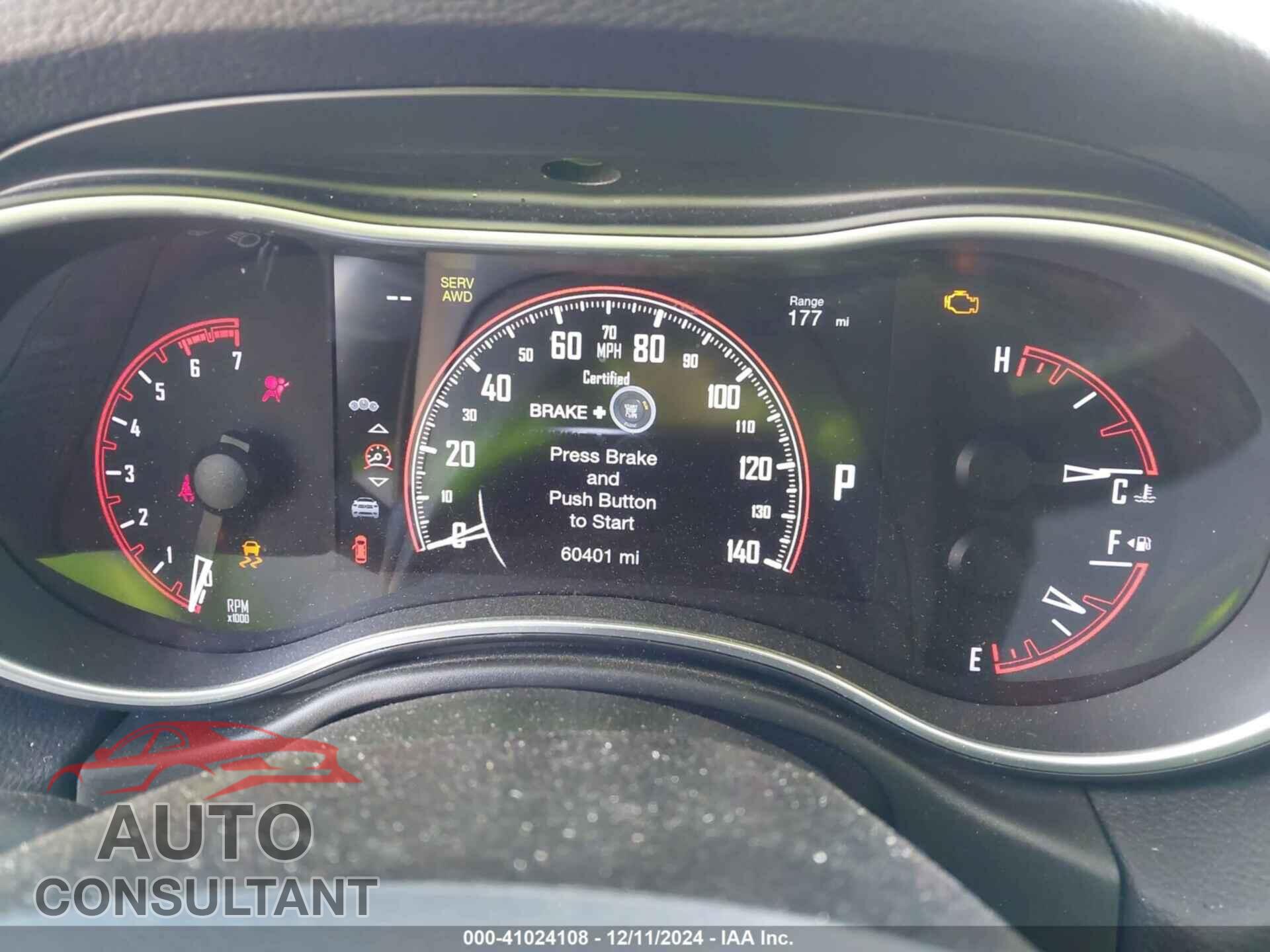 DODGE DURANGO 2020 - 1C4SDJFT3LC368275