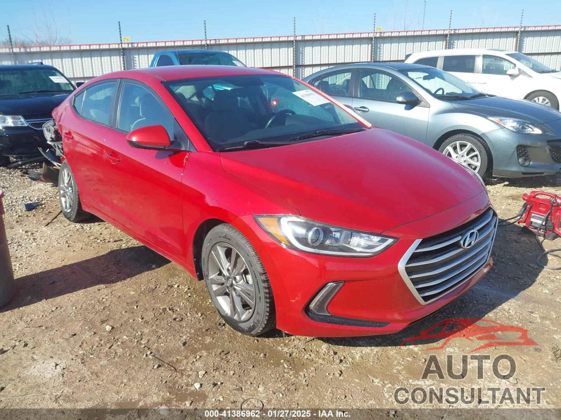 HYUNDAI ELANTRA 2017 - 5NPD84LF1HH016885