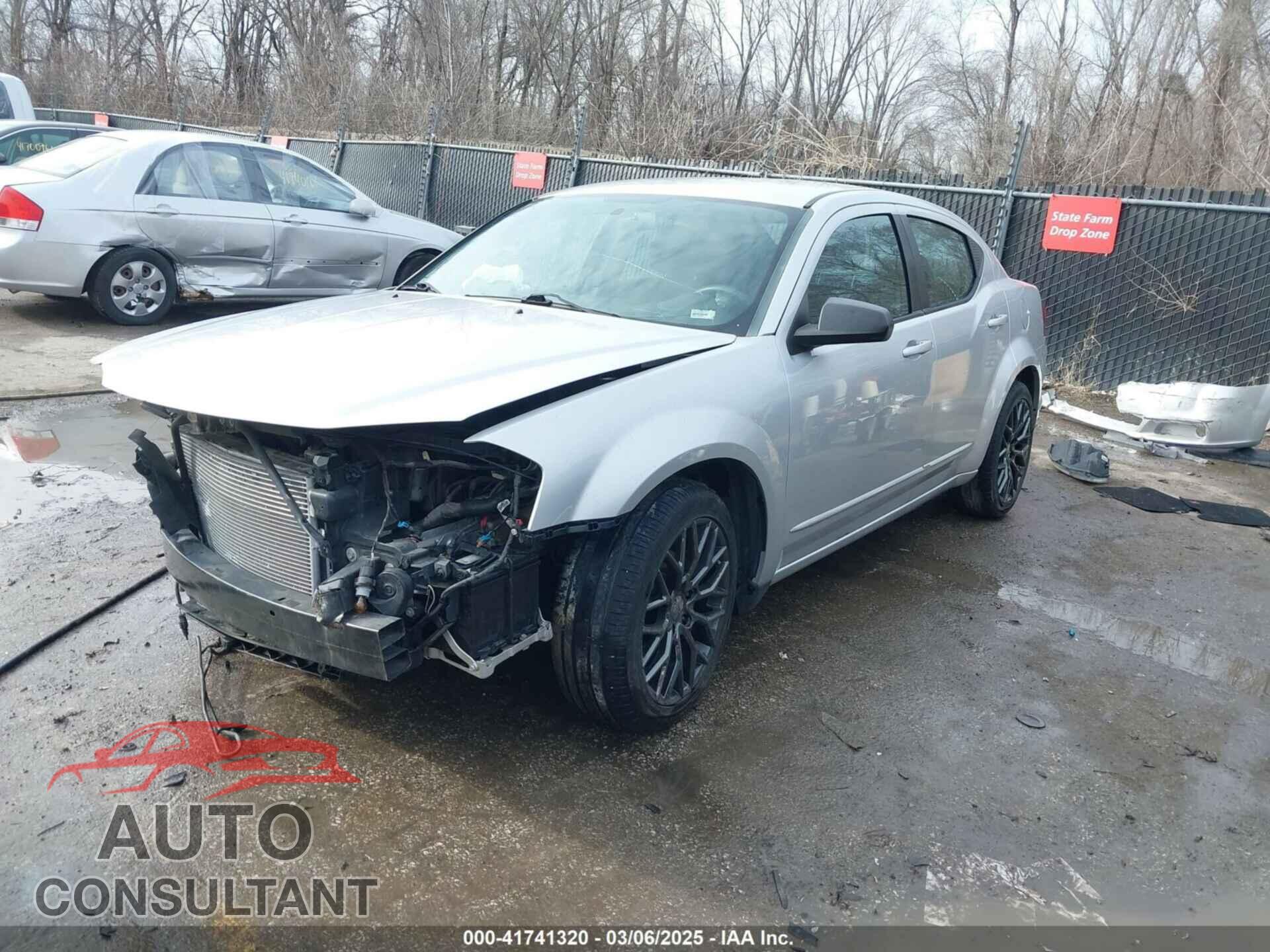 DODGE AVENGER 2012 - 1C3CDZAG5CN269835