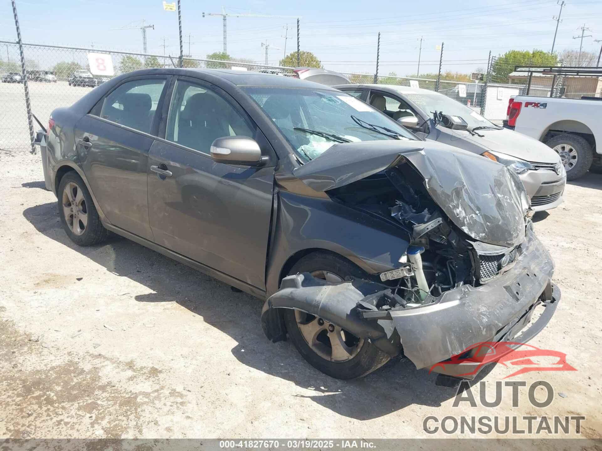 KIA FORTE 2010 - KNAFU4A2XA5287757