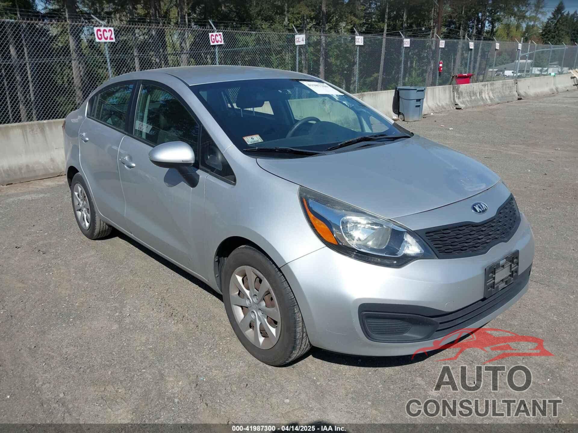 KIA RIO 2013 - KNADM4A39D6137797