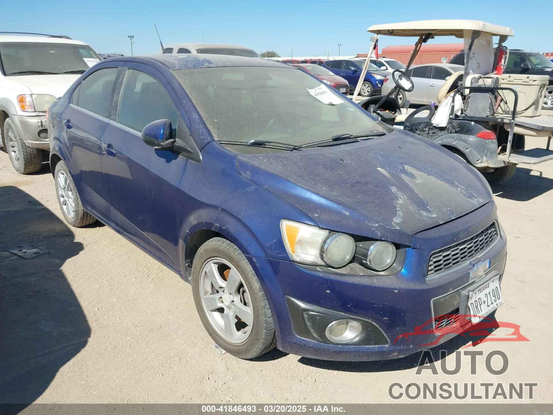 CHEVROLET SONIC 2013 - 1G1JC5SHXD4249232