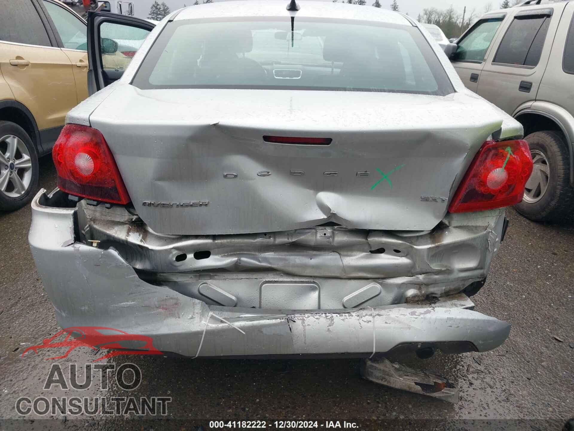 DODGE AVENGER 2012 - 1C3CDZCB1CN269283
