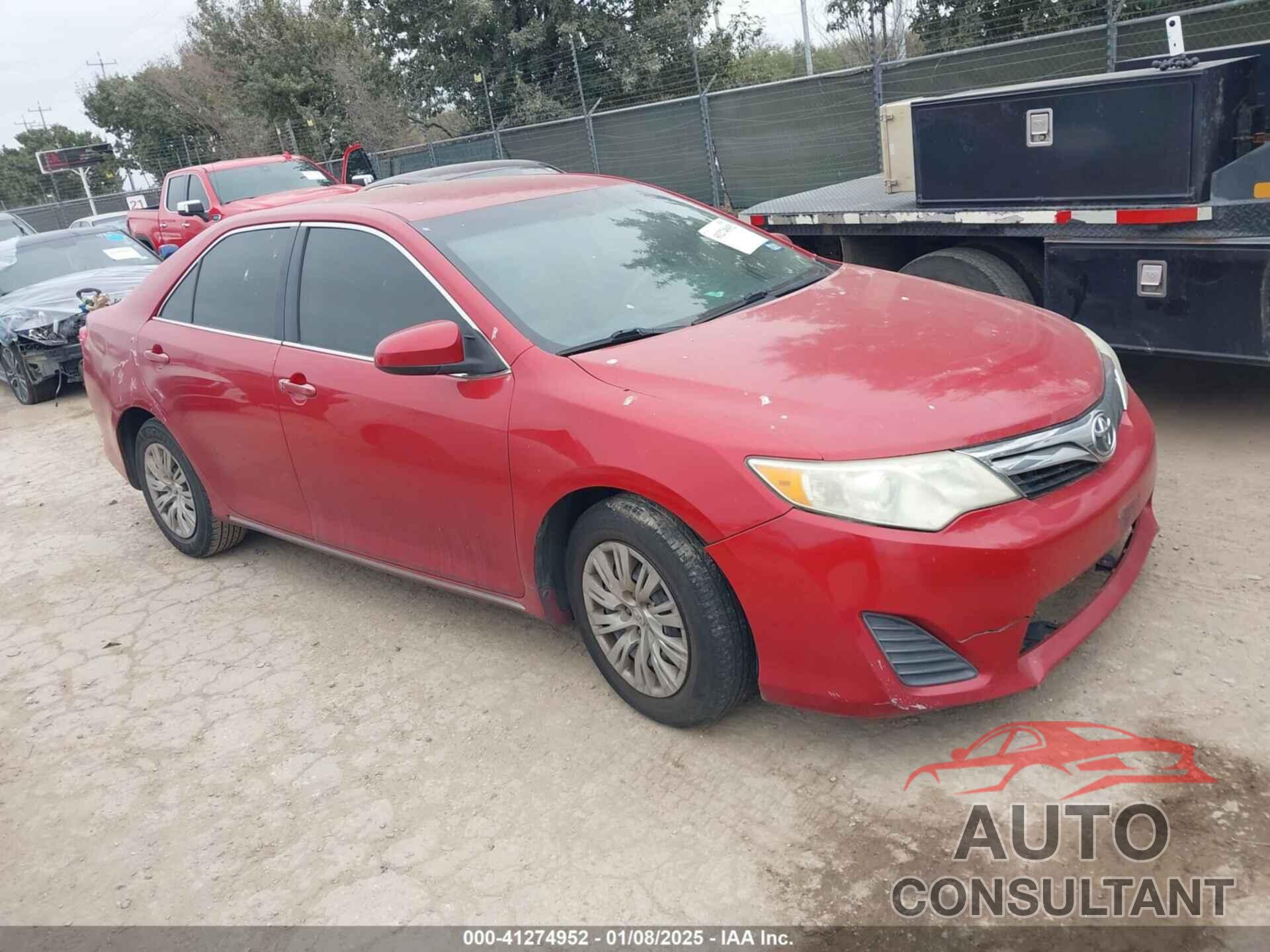 TOYOTA CAMRY 2012 - 4T4BF1FK7CR164995