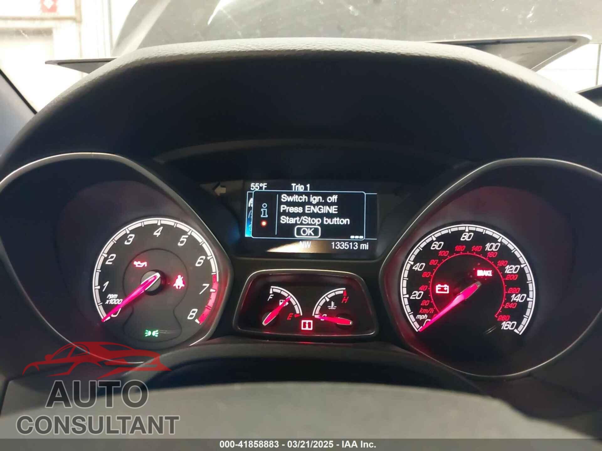 FORD FOCUS ST 2014 - 1FADP3L94EL449122