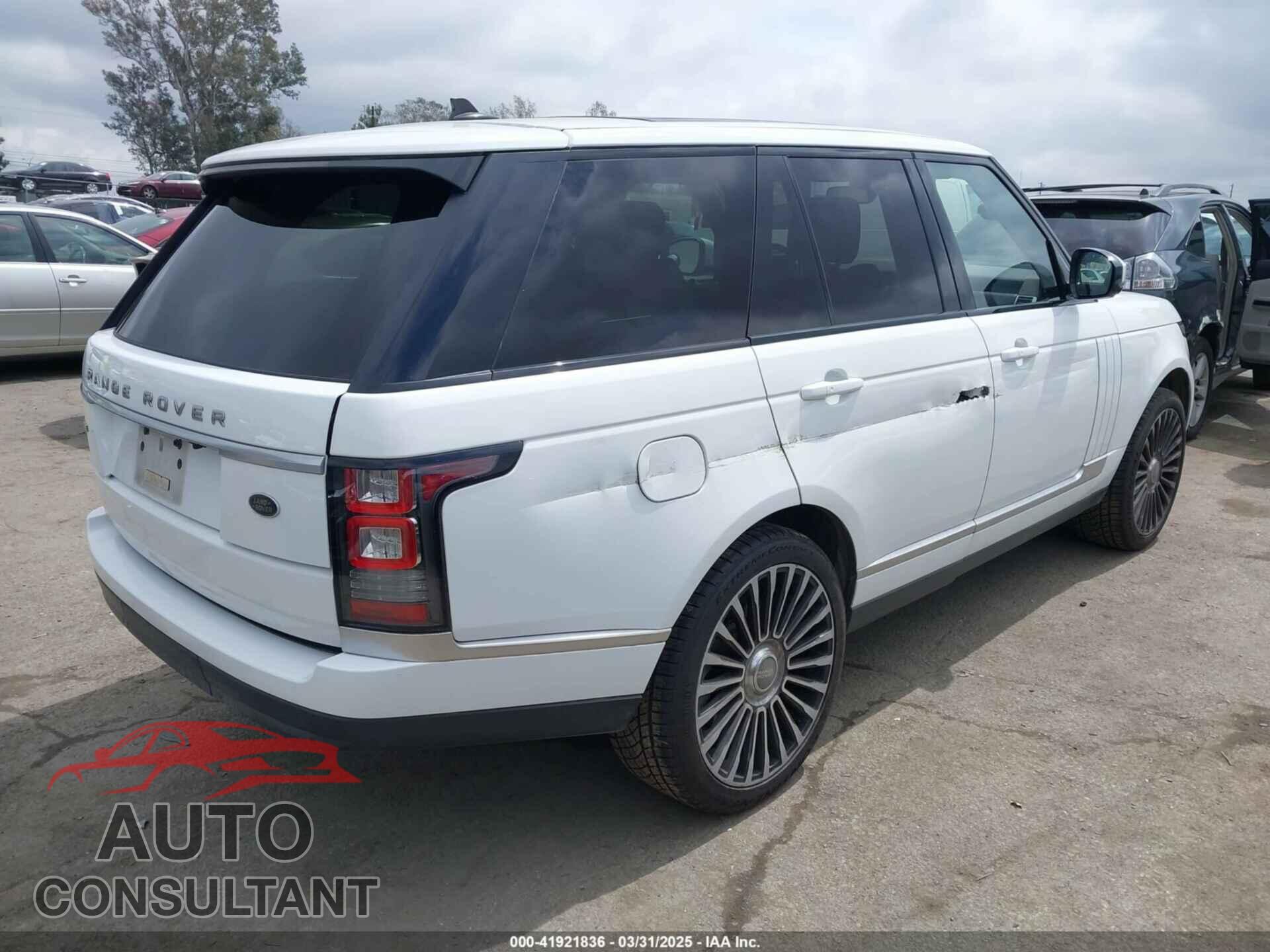 LAND ROVER RANGE ROVER 2016 - SALGS2PF3GA305794