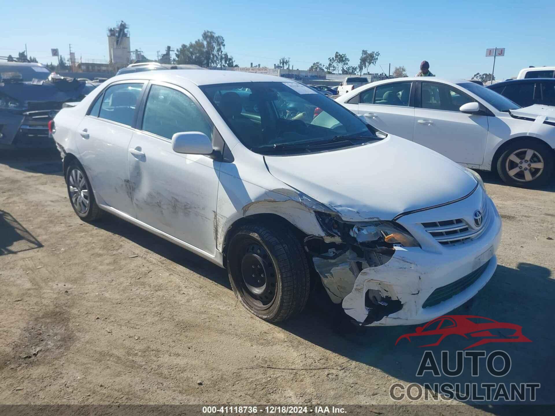 TOYOTA COROLLA 2013 - 5YFBU4EE1DP146976