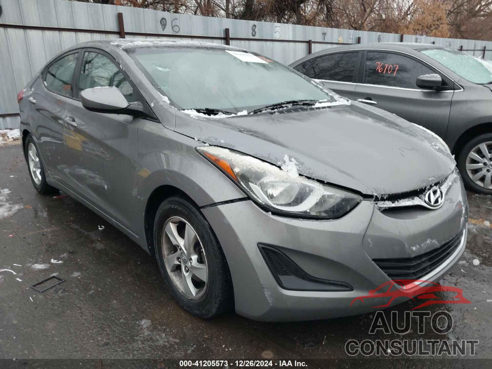 HYUNDAI ELANTRA 2014 - 5NPDH4AE2EH460153