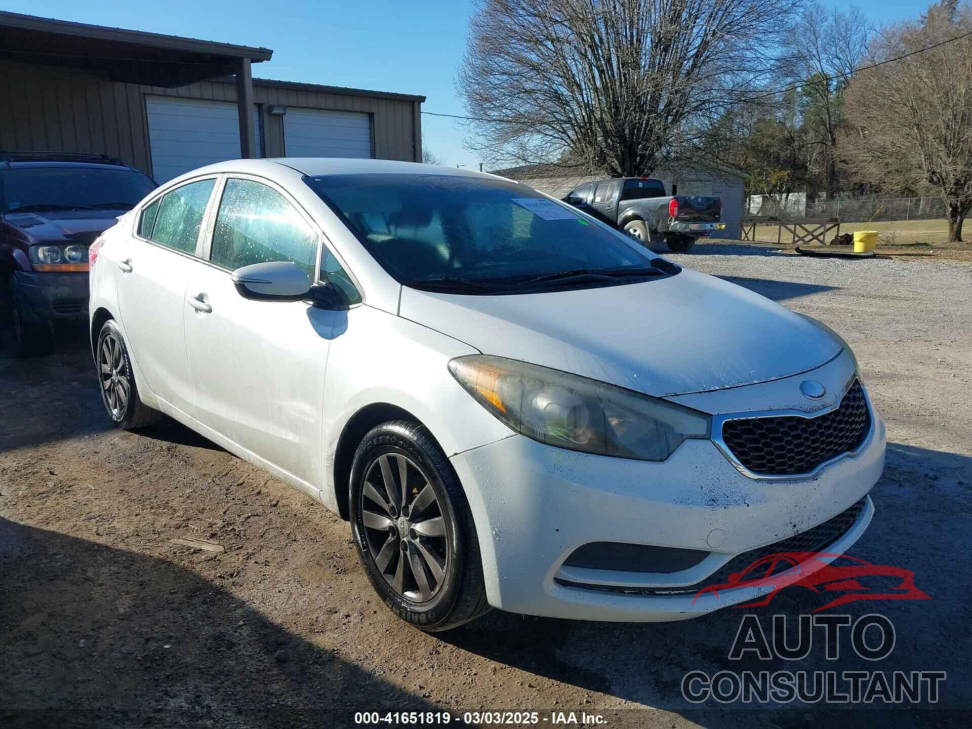 KIA FORTE 2014 - KNAFX4A6XE5056244