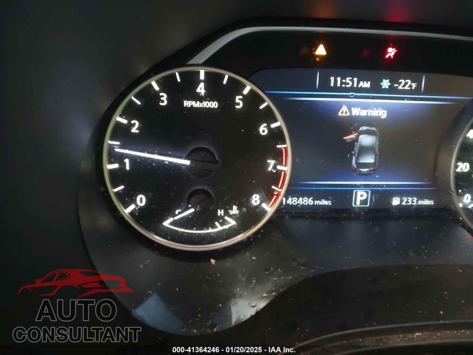 NISSAN MAXIMA 2017 - 1N4AA6AP1HC364959