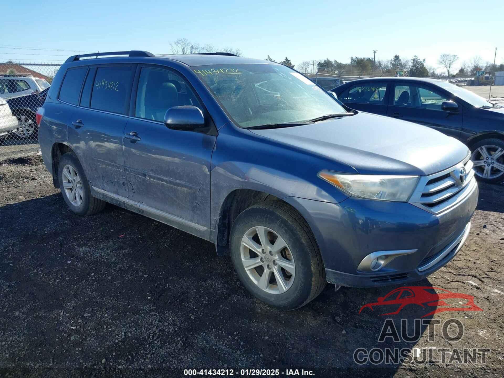 TOYOTA HIGHLANDER 2011 - 5TDBK3EHXBS079339