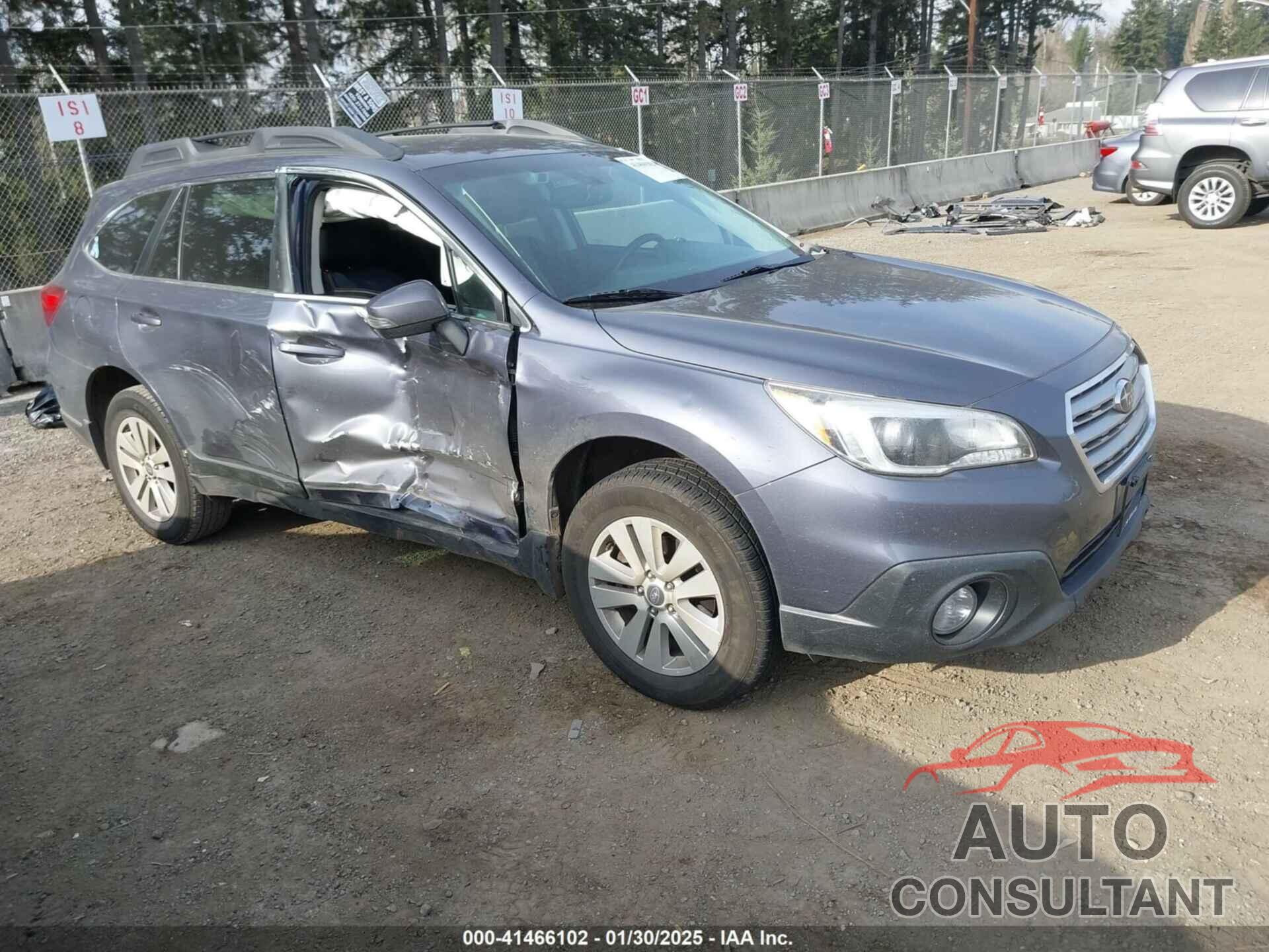 SUBARU OUTBACK 2016 - 4S4BSAFC0G3289721