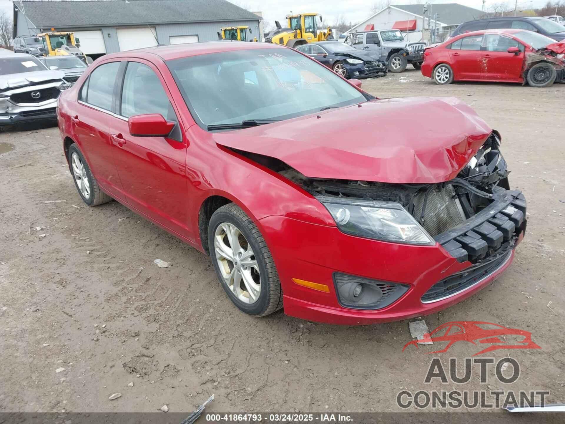 FORD FUSION 2012 - 3FAHP0HG4CR449126