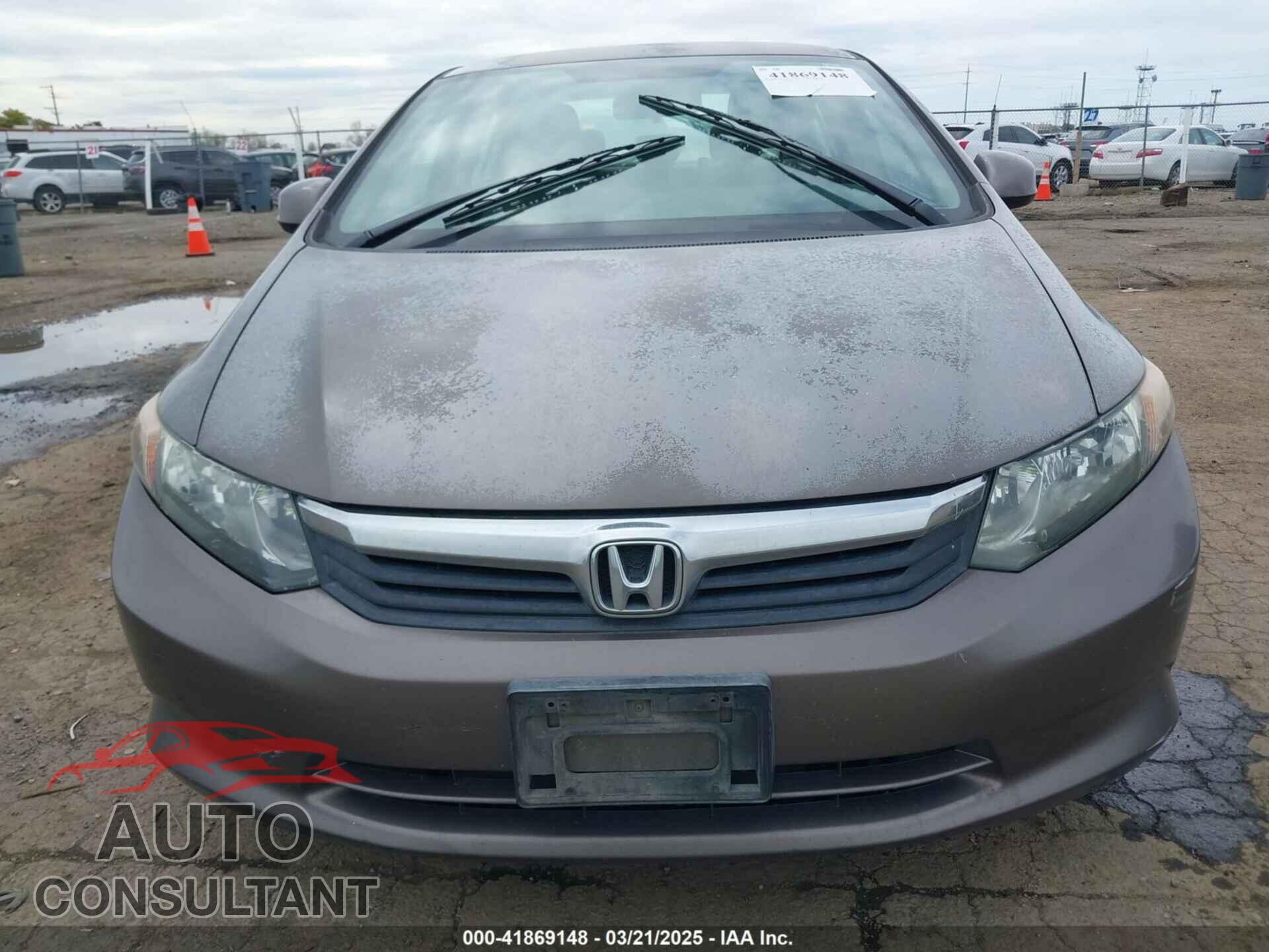 HONDA CIVIC 2012 - 2HGFB2F50CH516511