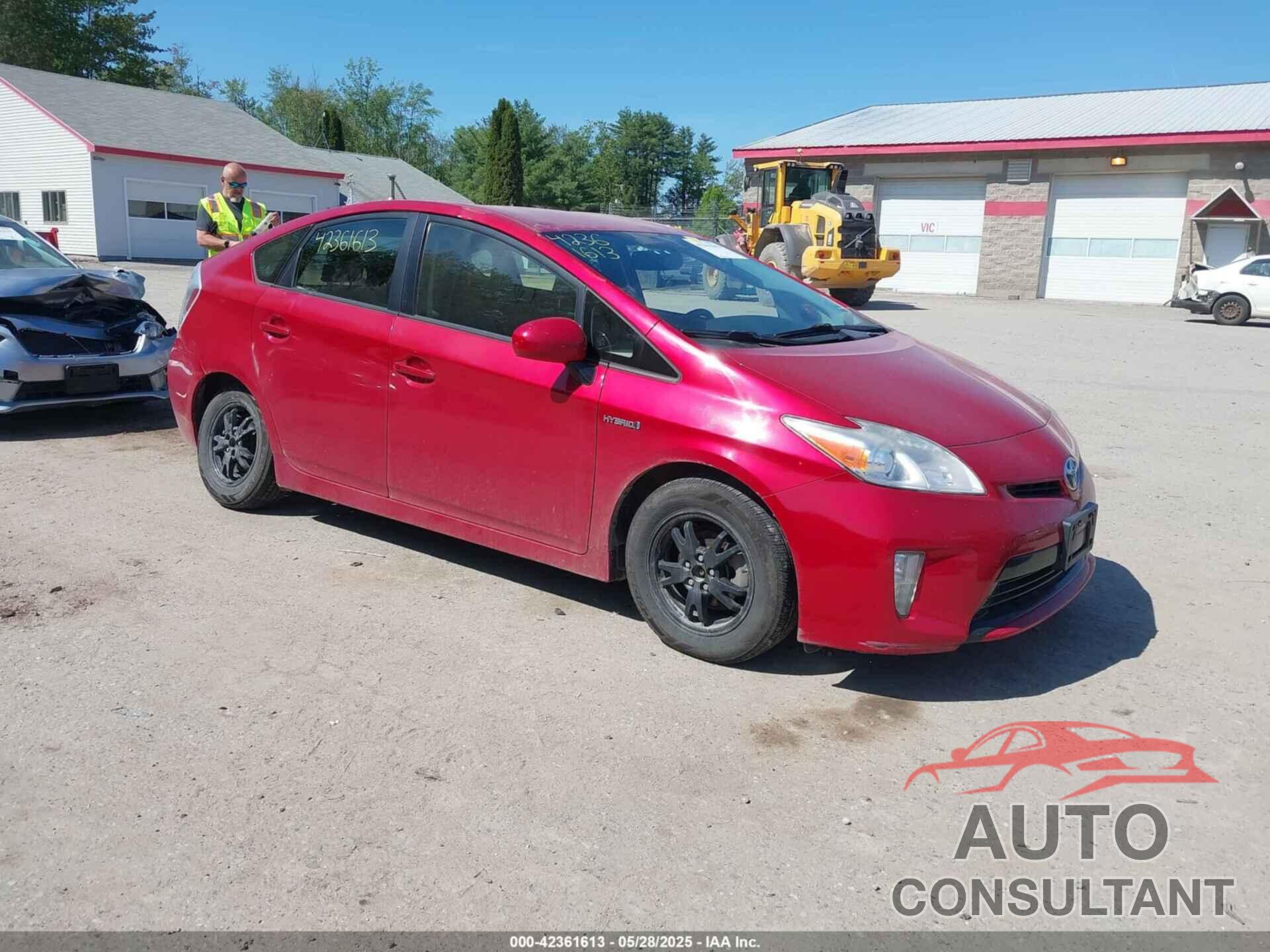 TOYOTA PRIUS 2012 - JTDKN3DU0C1607586