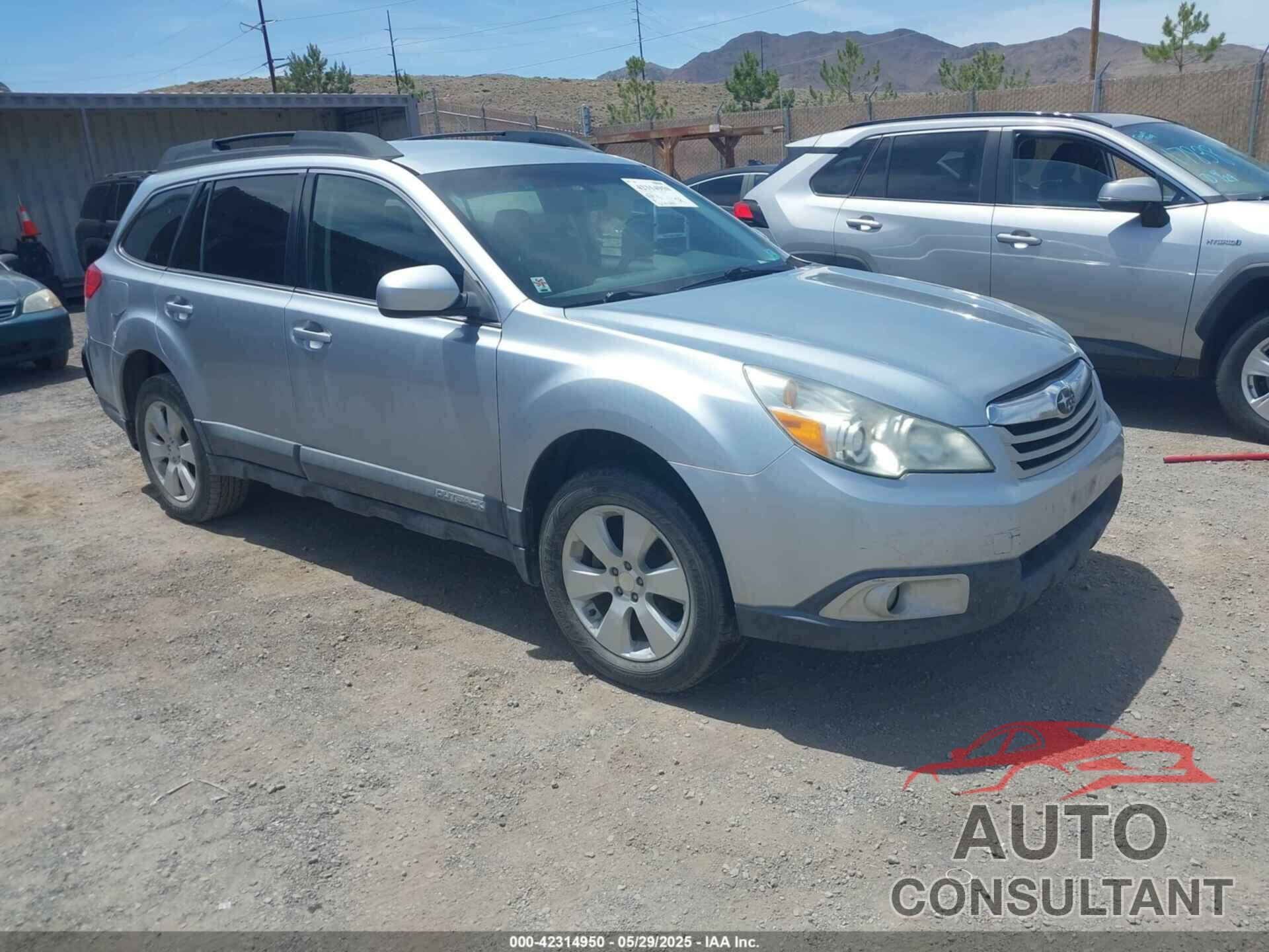 SUBARU OUTBACK 2012 - 4S4BRCCC5C3261600