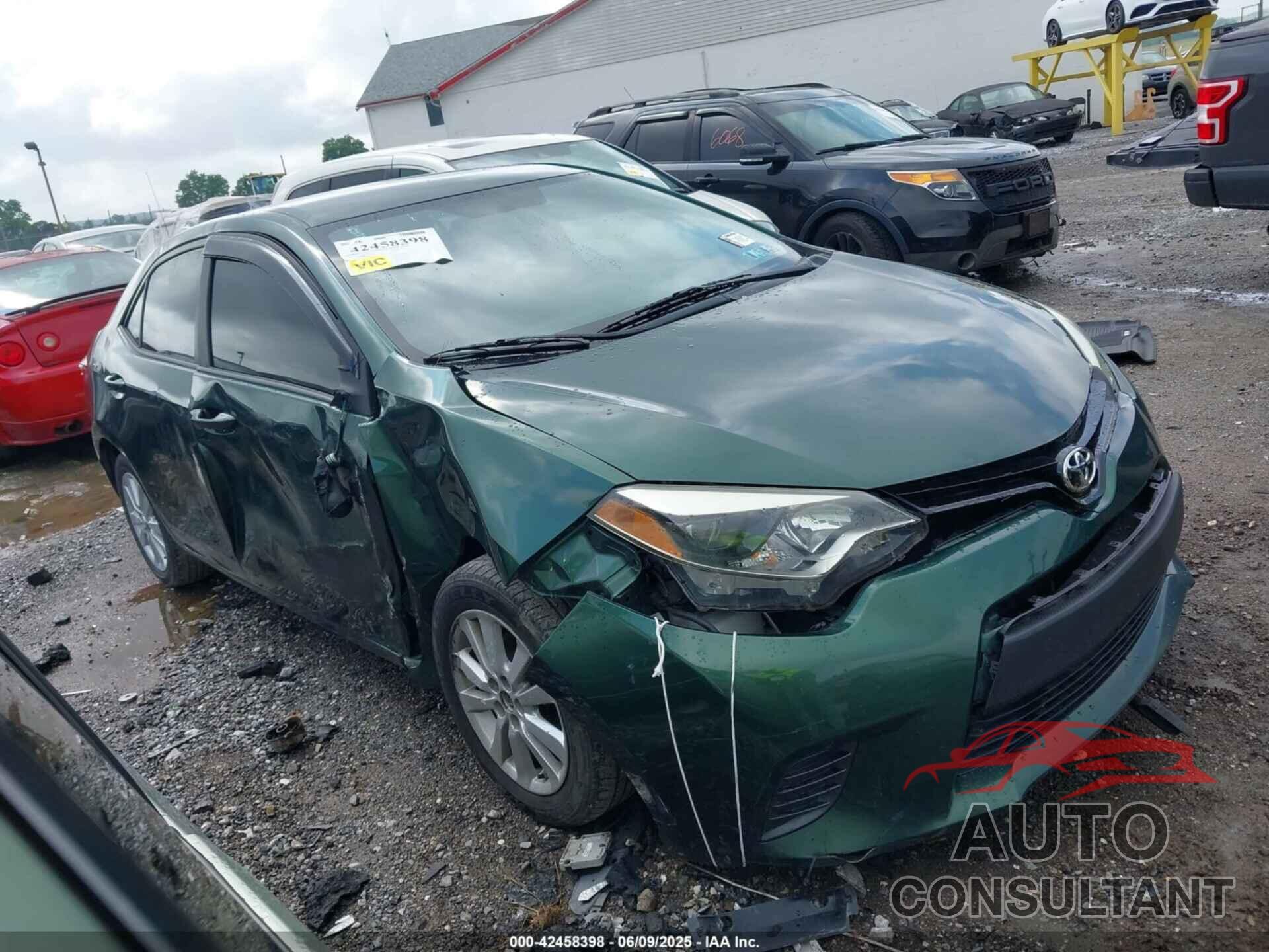 TOYOTA COROLLA 2015 - 2T1BURHE2FC271089