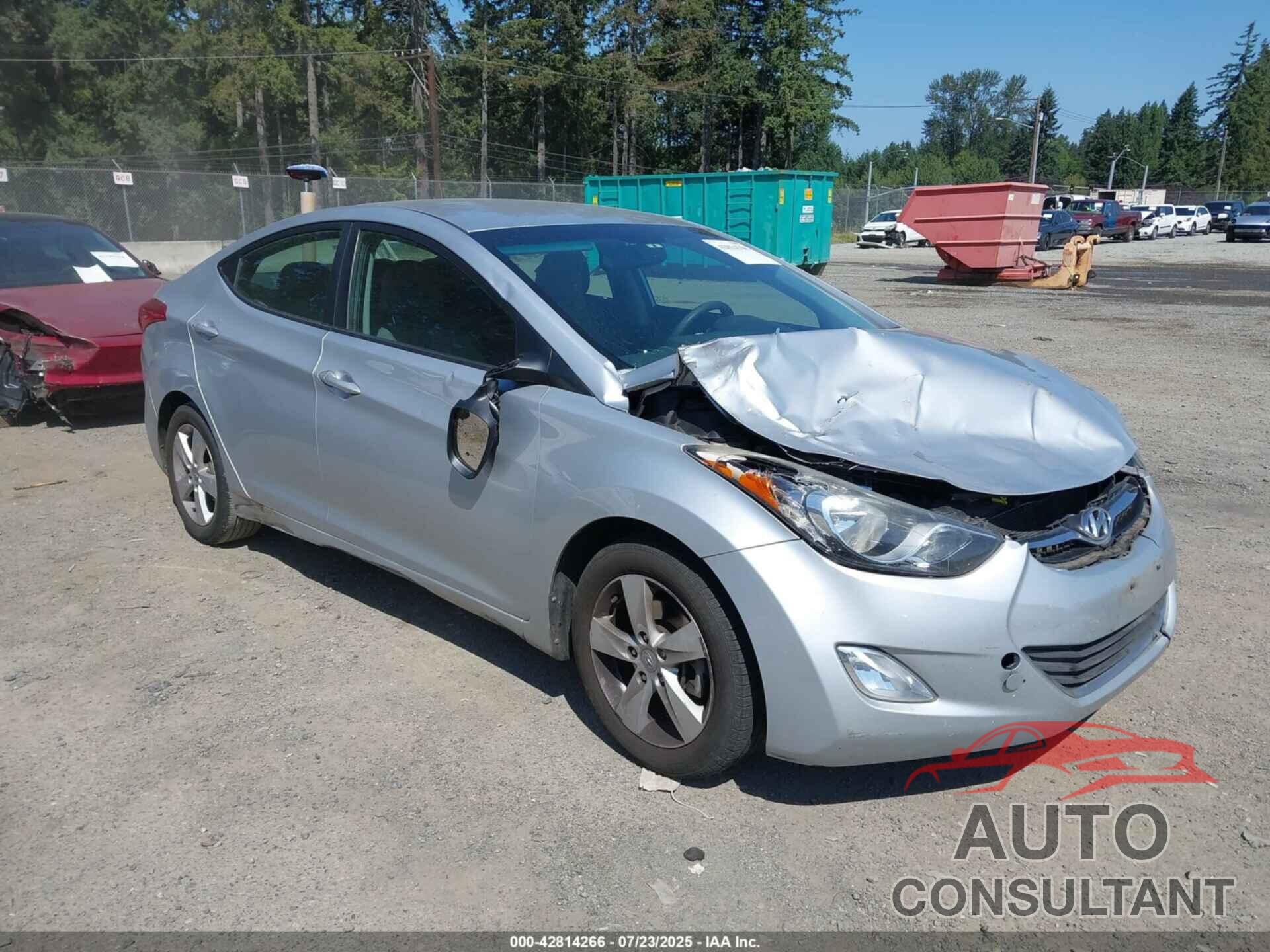 HYUNDAI ELANTRA 2013 - 5NPDH4AEXDH280286