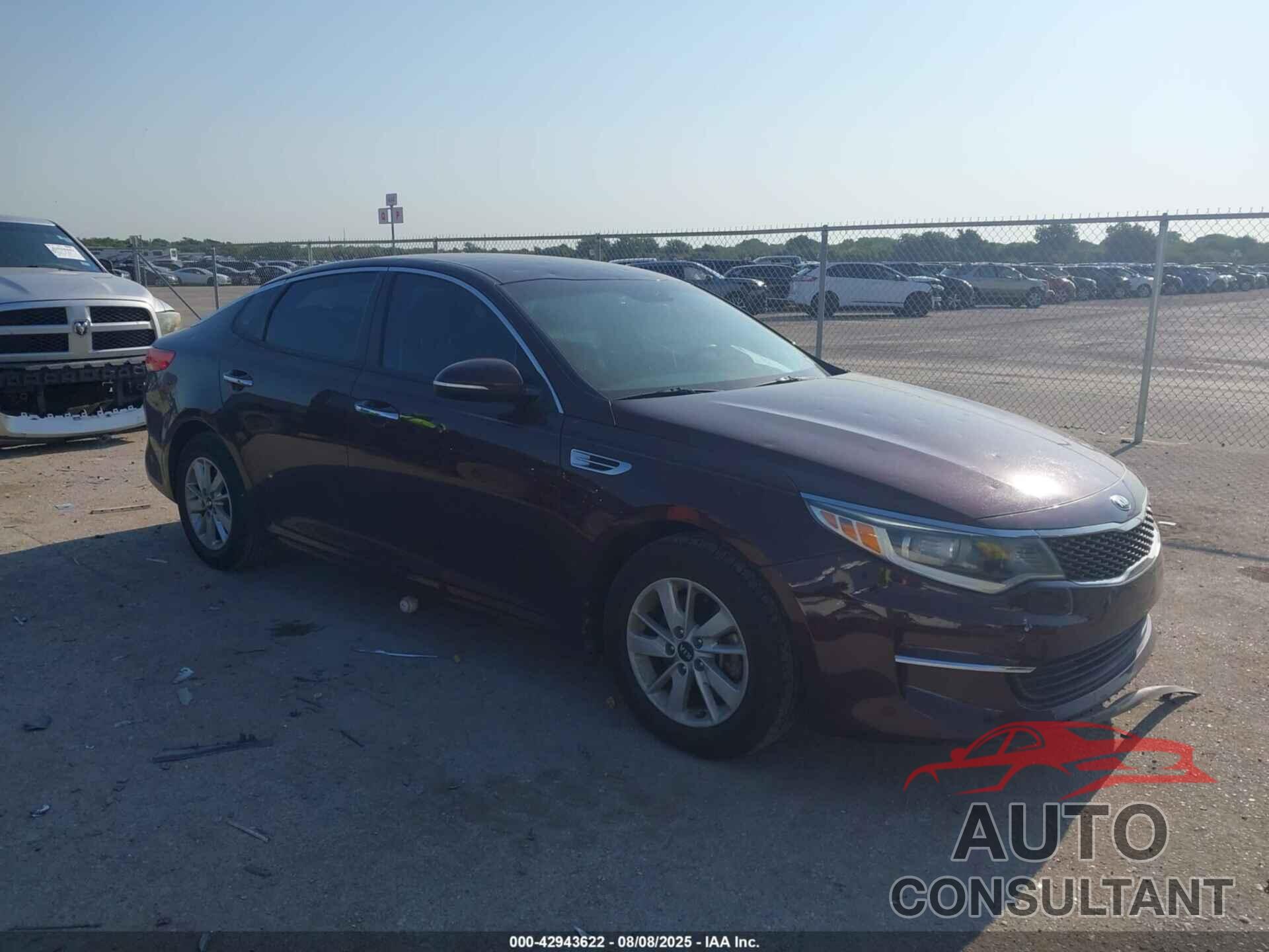 KIA OPTIMA 2018 - 5XXGT4L30JG216904