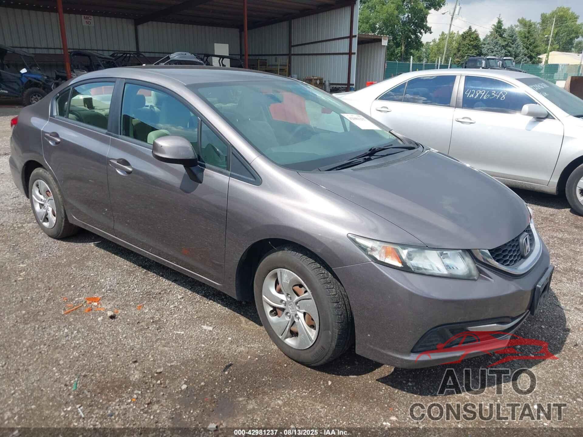 HONDA CIVIC 2013 - 19XFB2F54DE036192