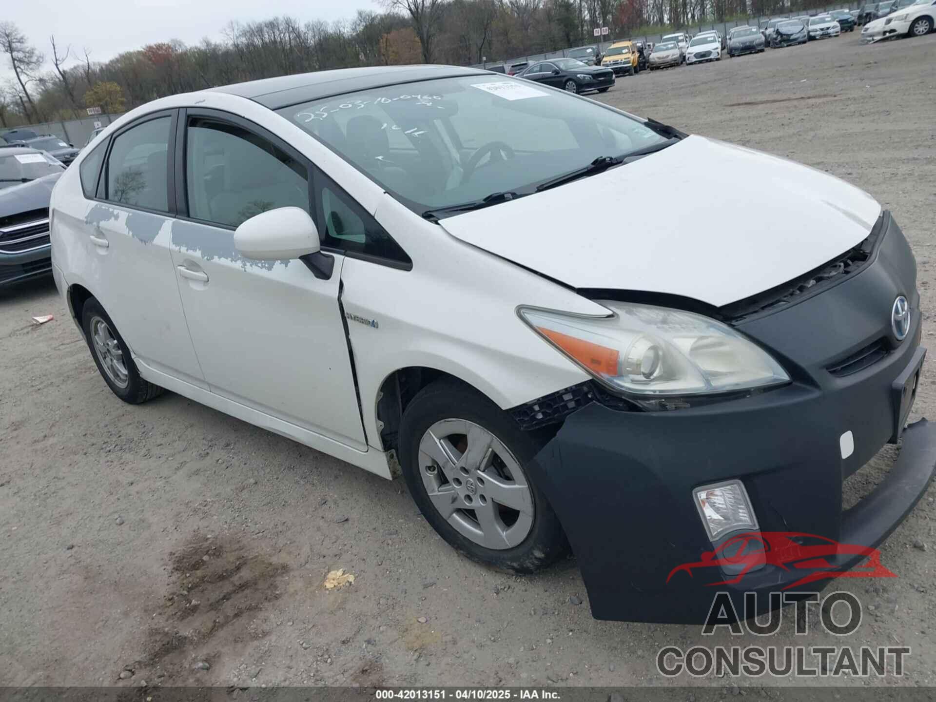 TOYOTA PRIUS 2010 - JTDKN3DU7A0112031