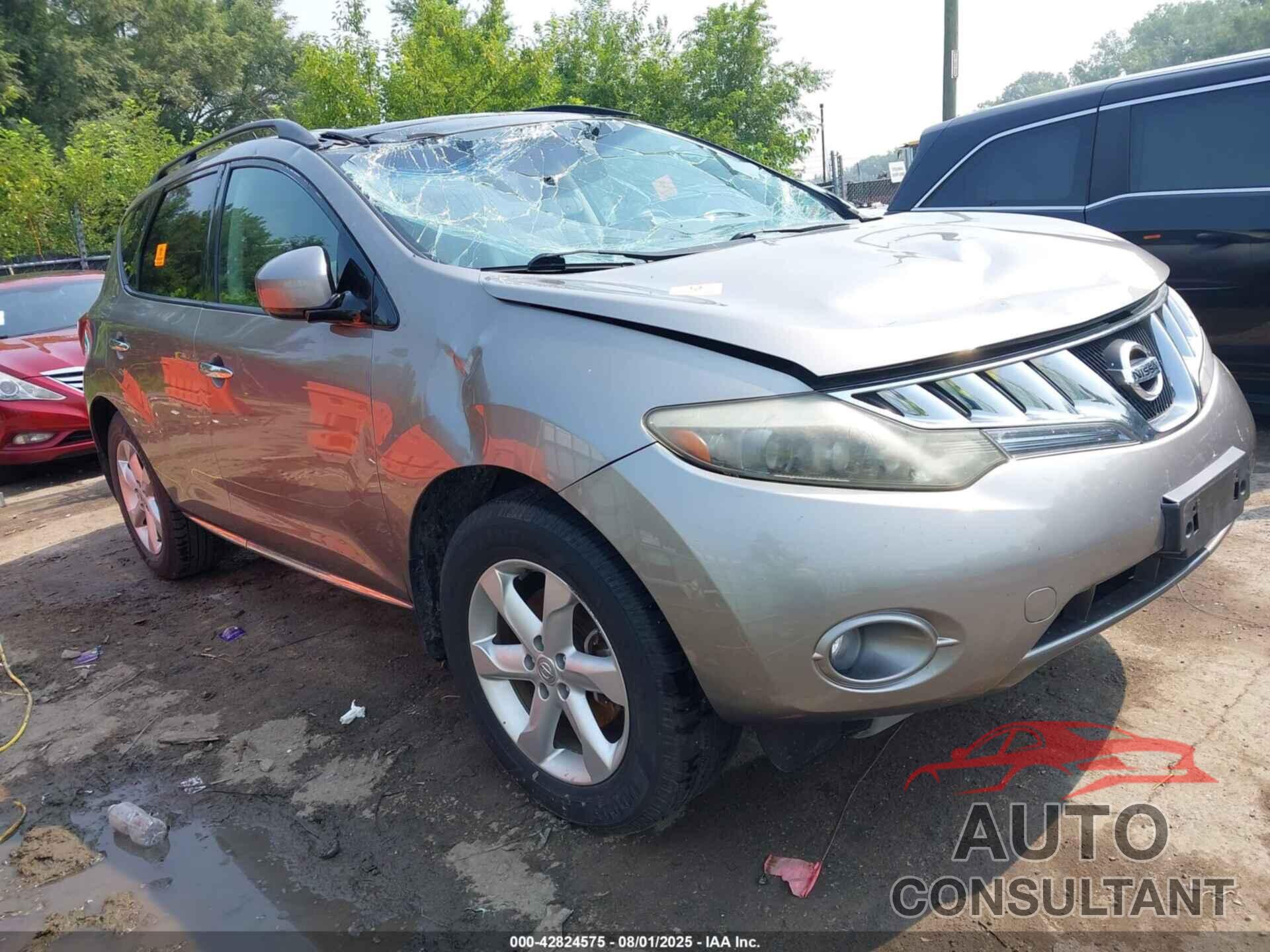 NISSAN MURANO 2009 - JN8AZ18U39W028655