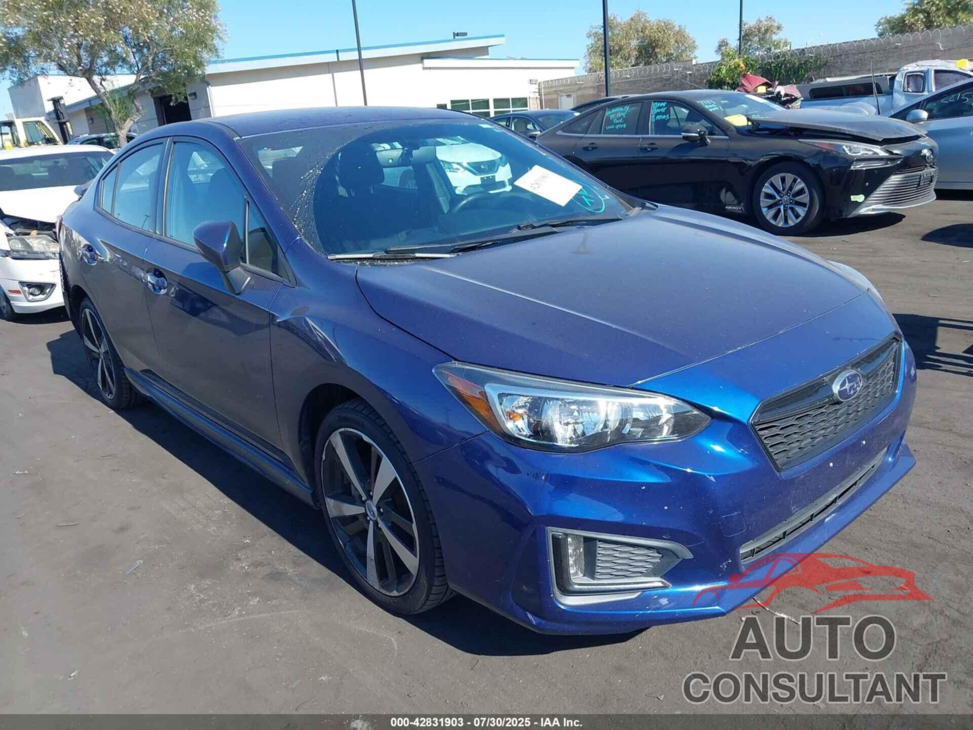 SUBARU IMPREZA 2017 - 4S3GKAK67H3616207