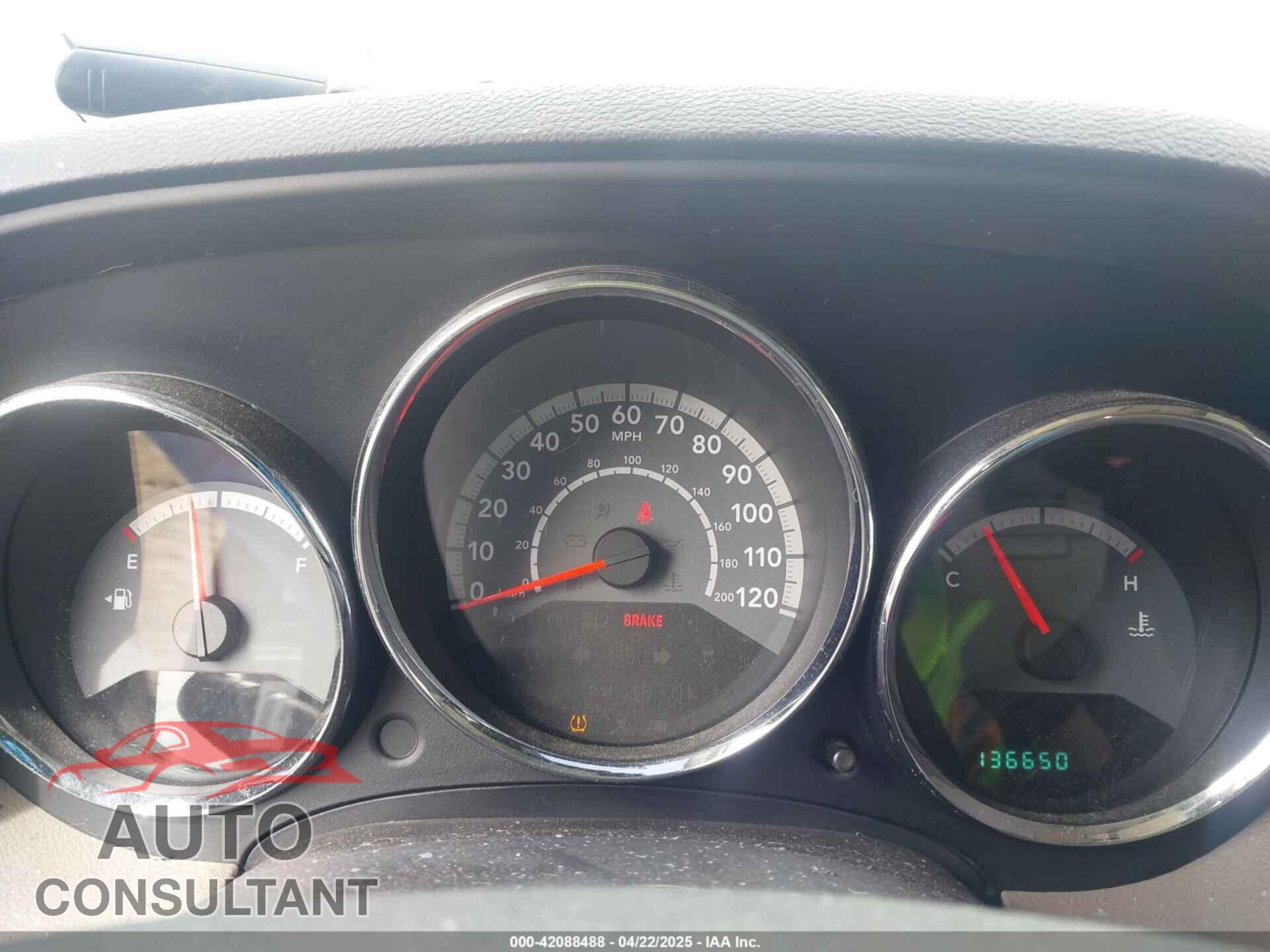 DODGE CALIBER 2012 - 1C3CDWBA4CD533898