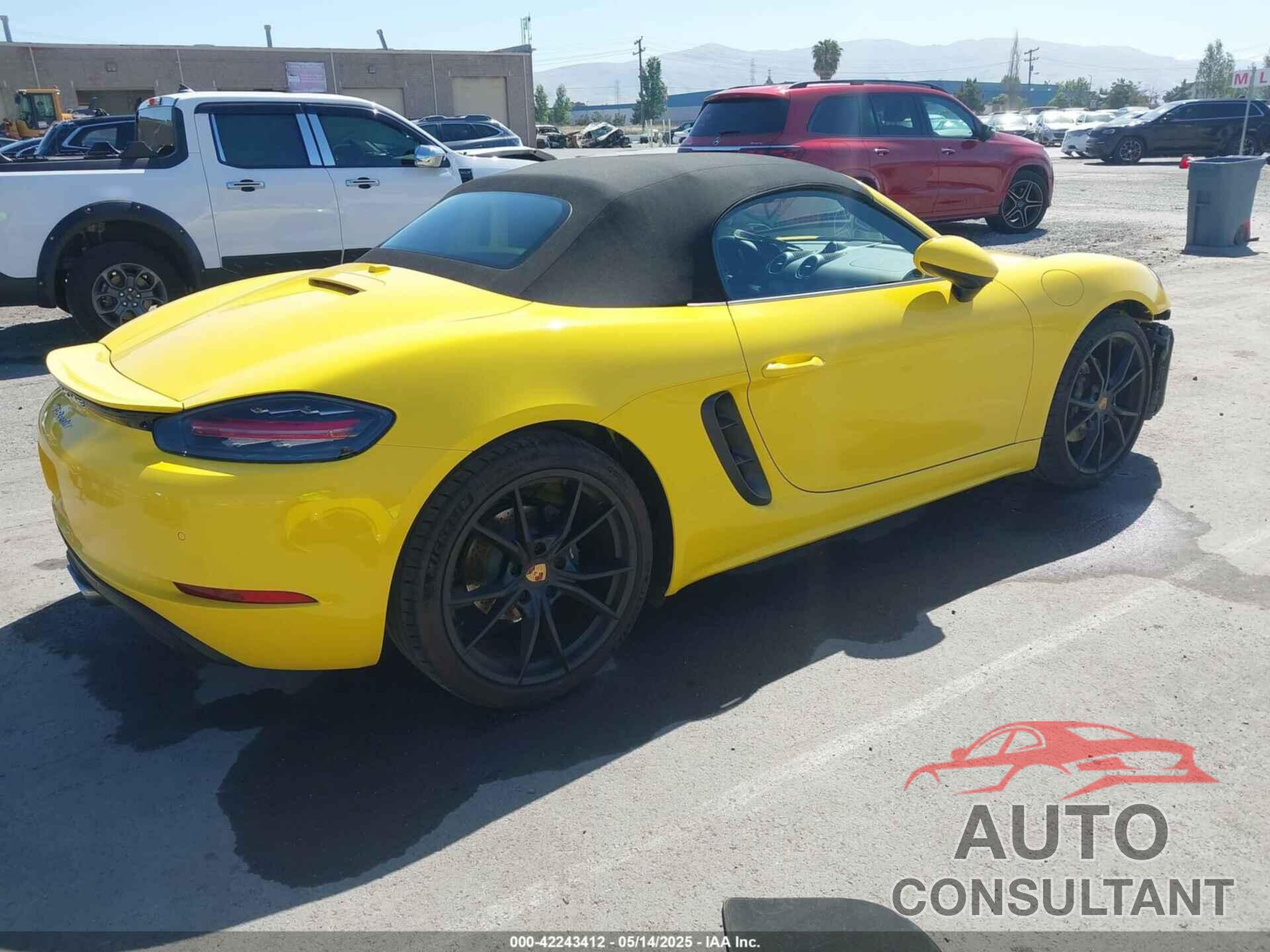 PORSCHE 718 BOXSTER 2025 - WP0CA2A84SK212207