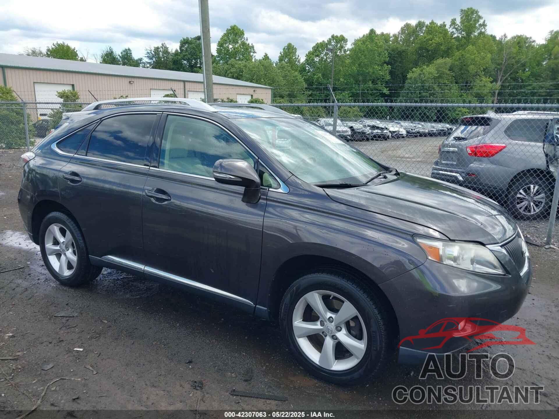 LEXUS RX 350 2010 - 2T2BK1BA8AC034091