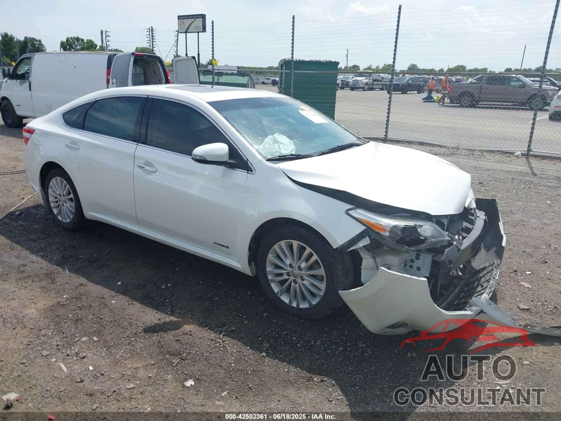 TOYOTA AVALON HYBRID 2015 - 4T1BD1EBXFU039513