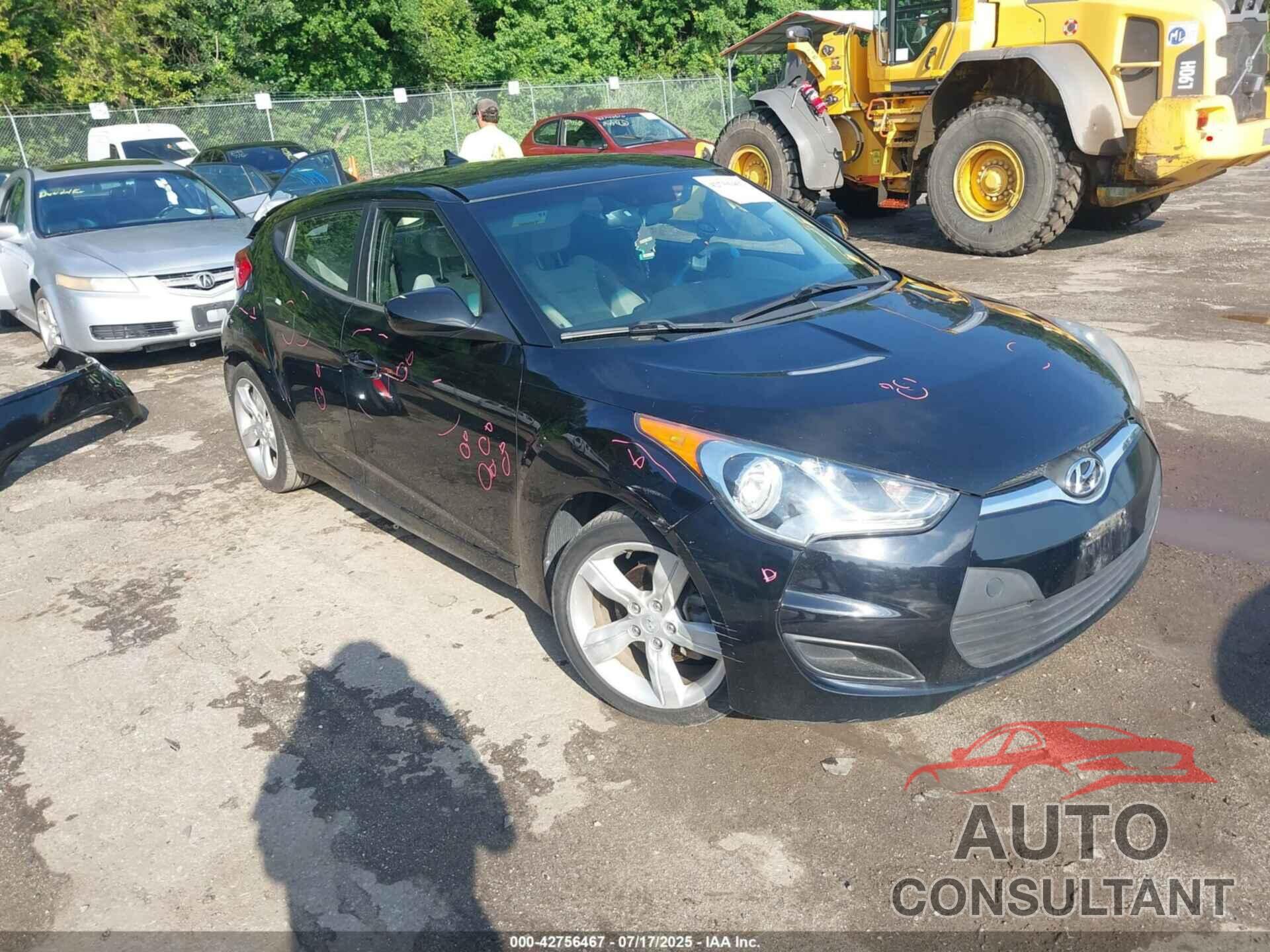 HYUNDAI VELOSTER 2013 - KMHTC6AD1DU112468