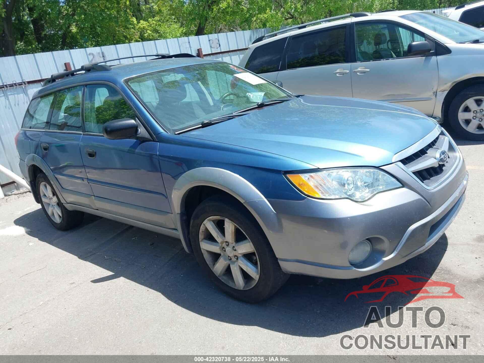 SUBARU OUTBACK 2009 - 4S4BP61C497346567