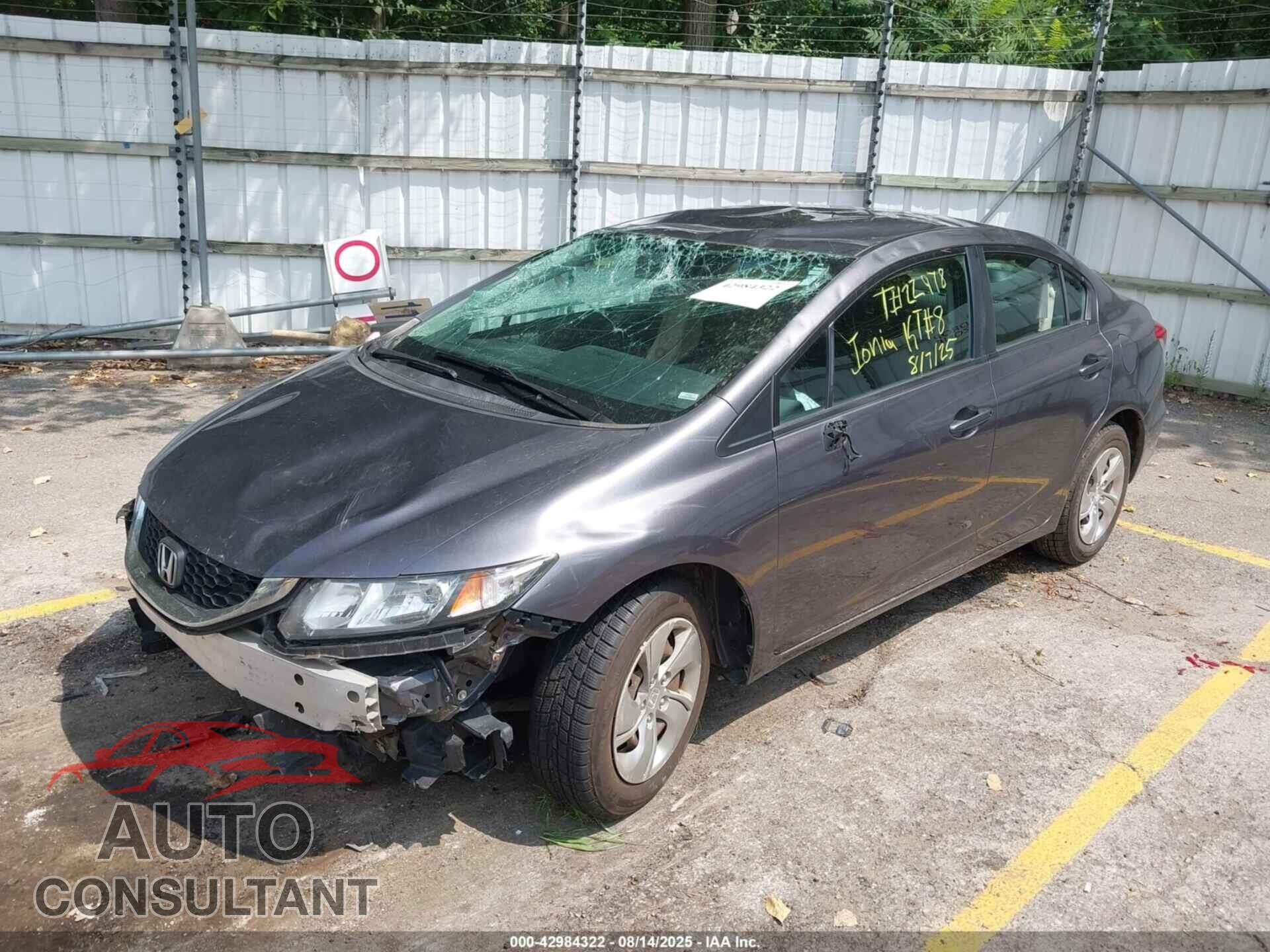 HONDA CIVIC 2015 - 19XFB2F50FE117354