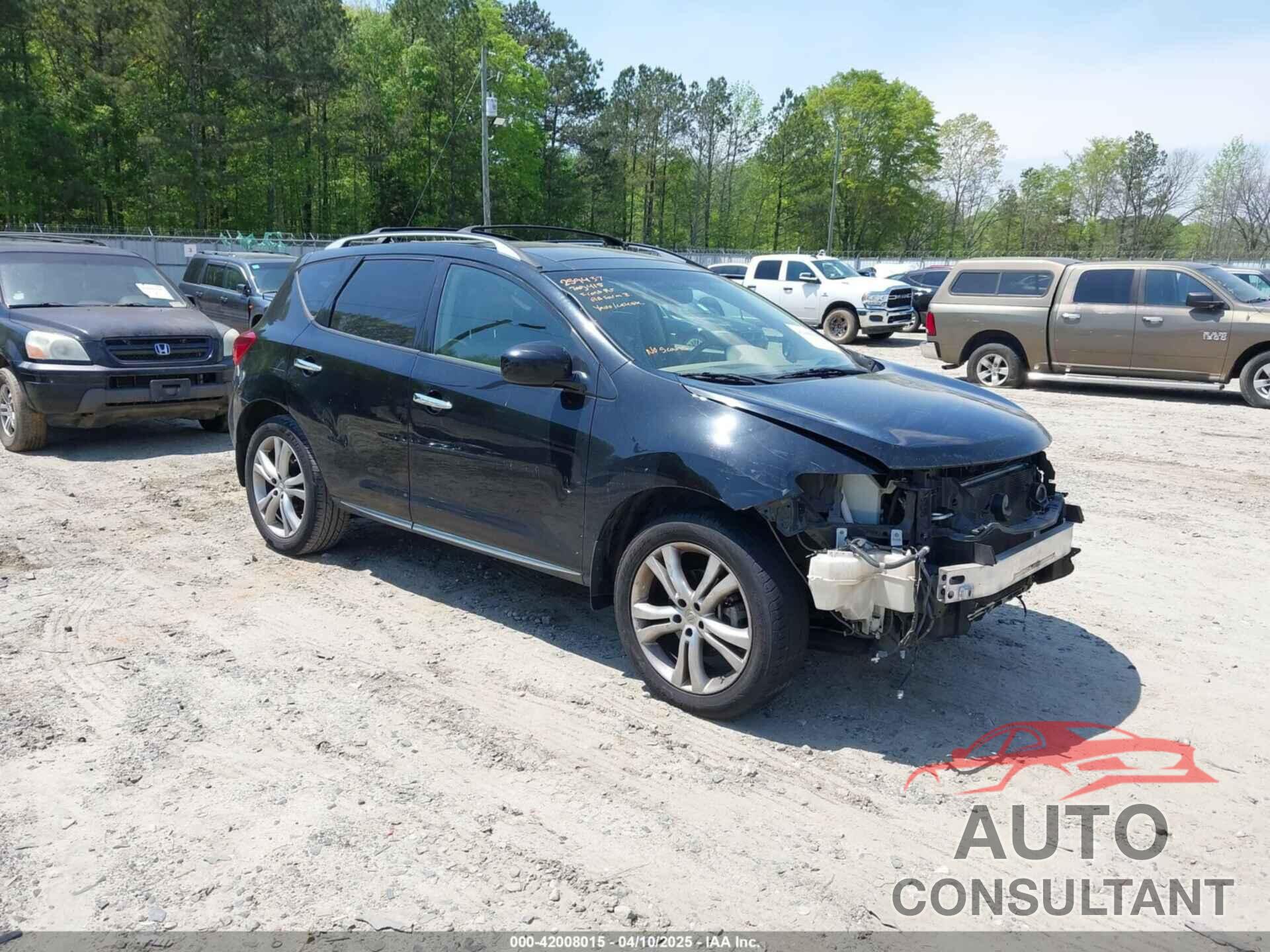 NISSAN MURANO 2010 - JN8AZ1MU3AW001112